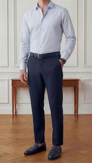 Spor Klasik Lacivert Kolay Ütülenebilir Easy Iron Erkek Pantolon