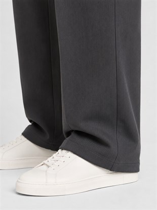  Füme Relax Fit İpli Baggy Pantolon