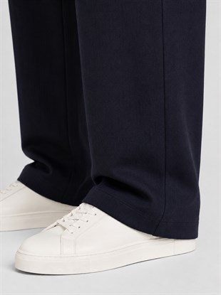 Lacivert Relax Fit İpli Baggy Pantolon