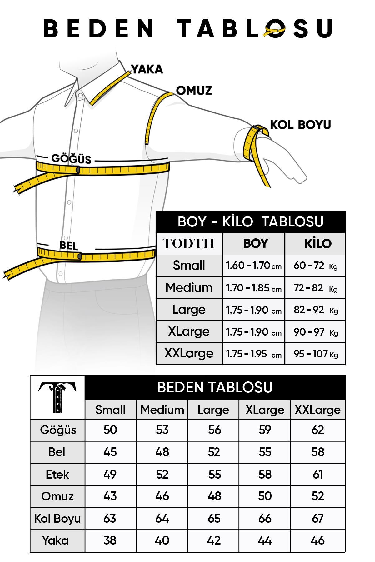Todth Kolay Ütülenebilen Dört Mevsim Modern Fit Yumuşak Dokulu Koyu Yeşil Düz Erkek Gömlek · 4