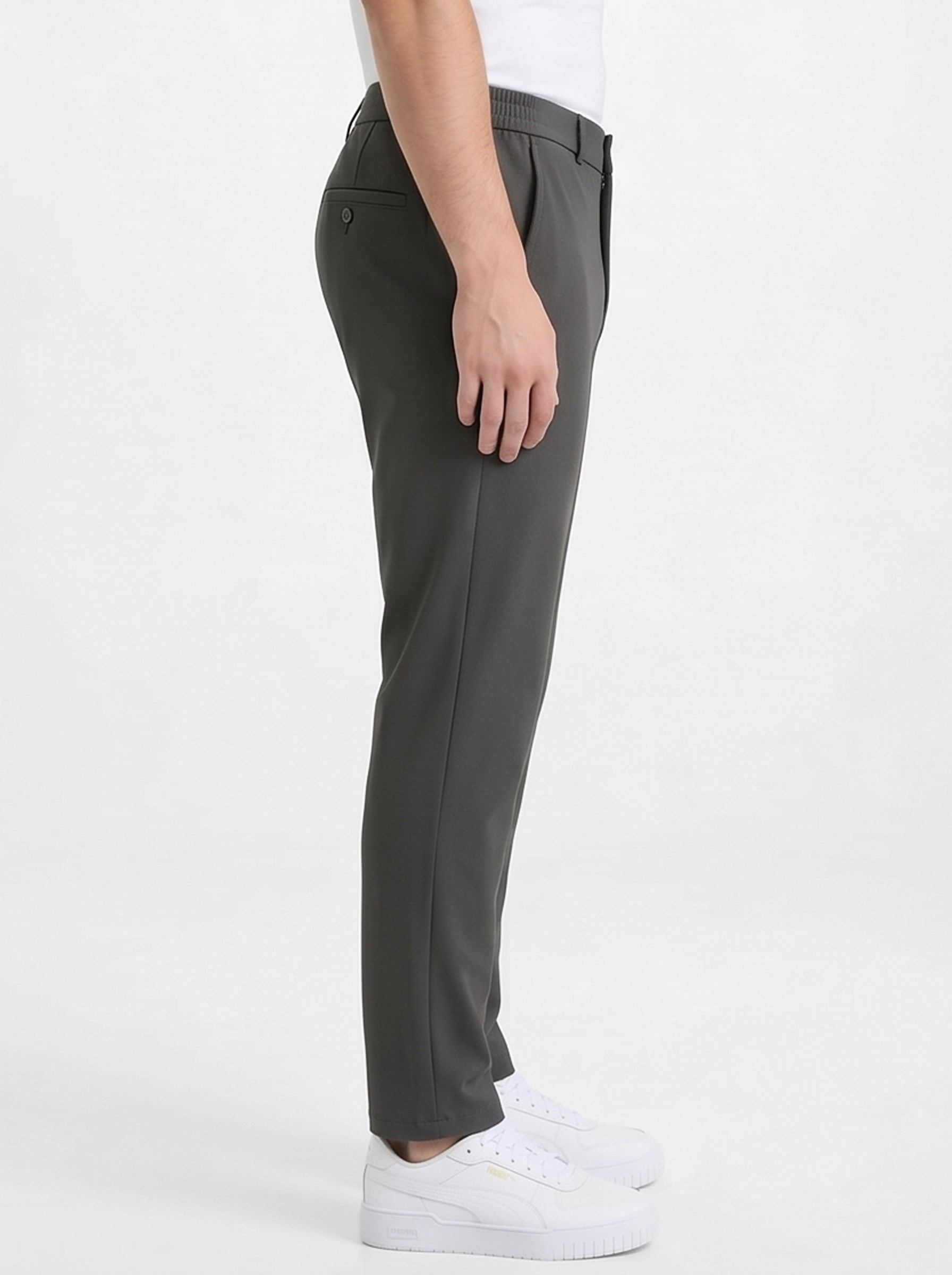 Spor Klasik Füme Kolay Ütülenebilir Easy Iron Erkek Pantolon · 3