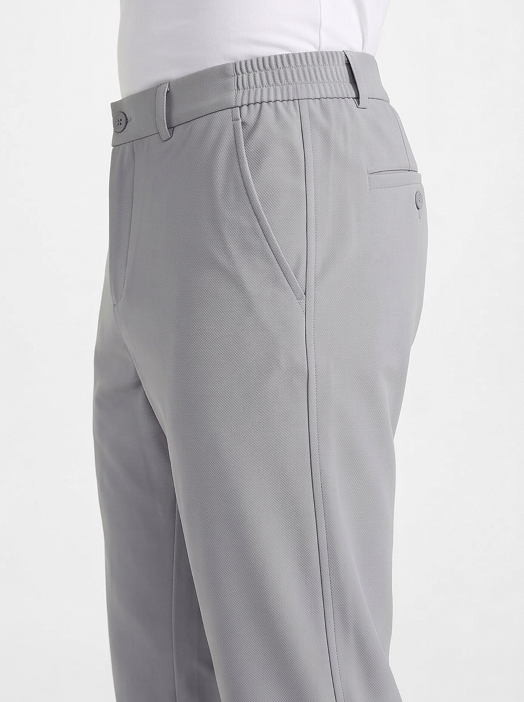 Spor Klasik Gri Kolay Ütülenebilir Easy Iron Erkek Pantolon · 4