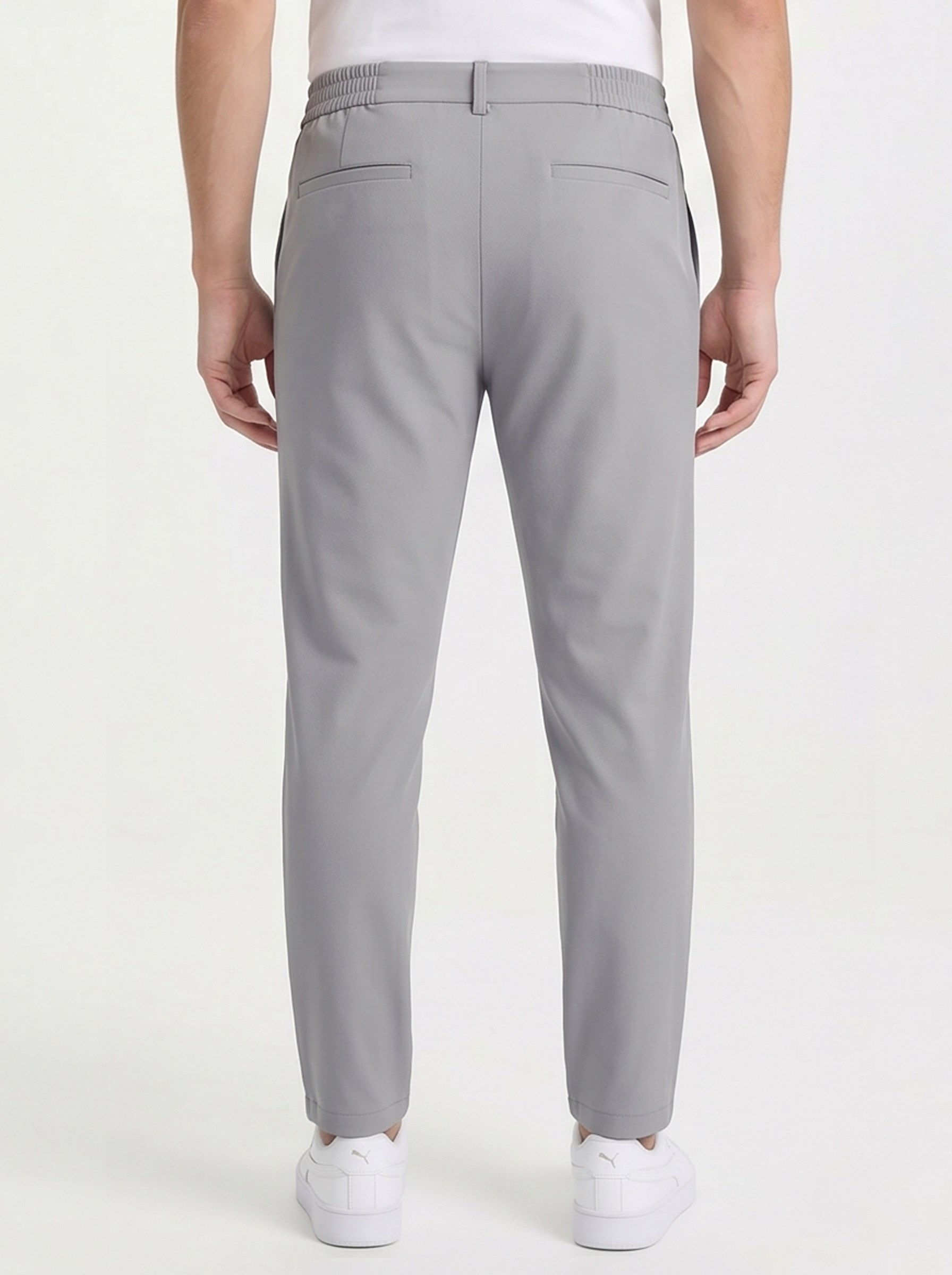 Spor Klasik Gri Kolay Ütülenebilir Easy Iron Erkek Pantolon · 3