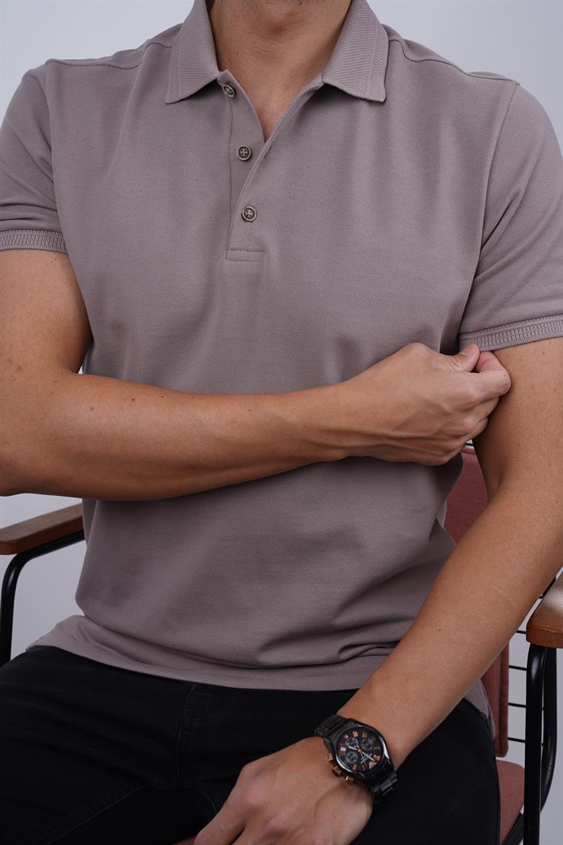 Vizon Yaka Desenli Erkek Polo Yaka Tişört · 5