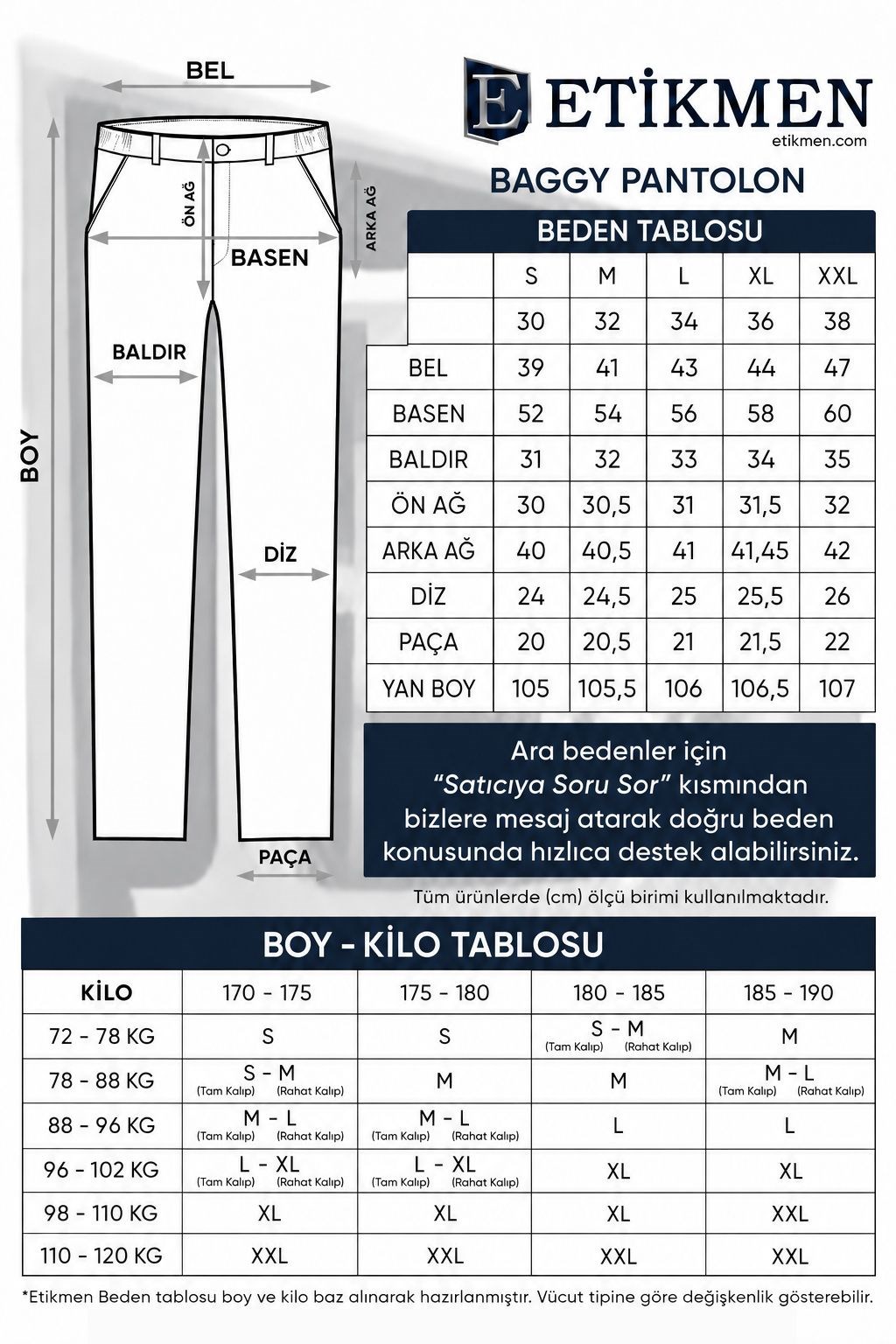 Füme Relax Fit İpli Baggy Pantolon · 6