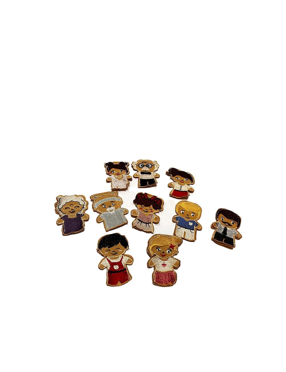 AİLE PARMAK KUKLA SETİ 10LU