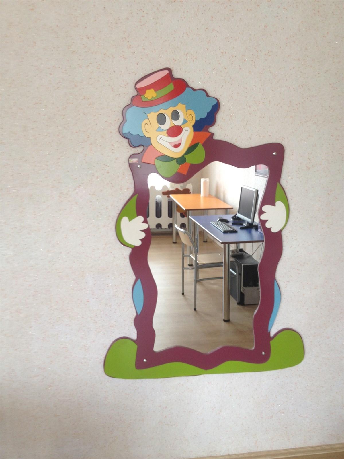 Anaokulu Anasınıfı Figürlü Palyaço Ayna 