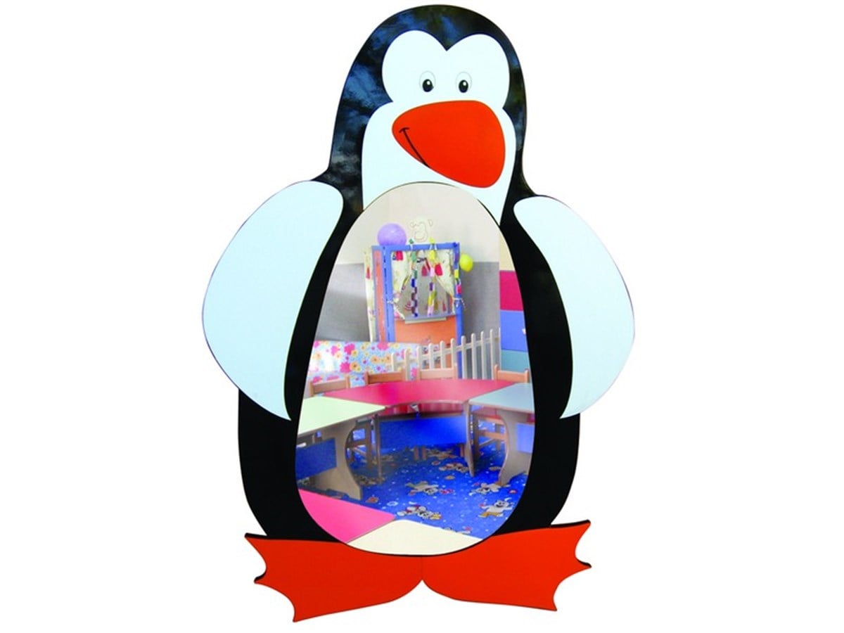 Anaokulu Figürlü Penguen Ayna 