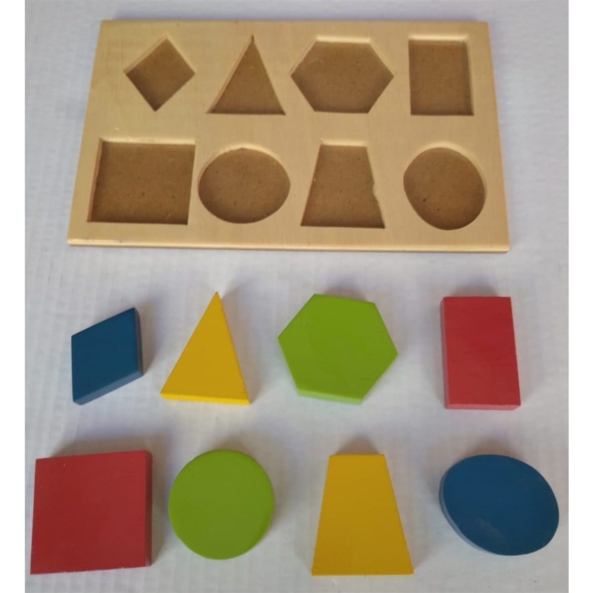 Kabartmalı Ahşap Puzzle Şekiller