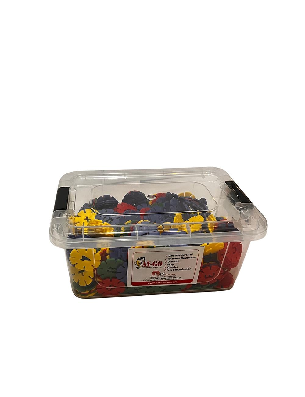RAKAMLAR VE ÇİÇEKLER LEGO SETİ 540PRC (Plastik kilitli kutuda)