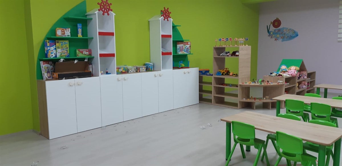 Anaokulu Anasınıfı Modüler Dolap Seti