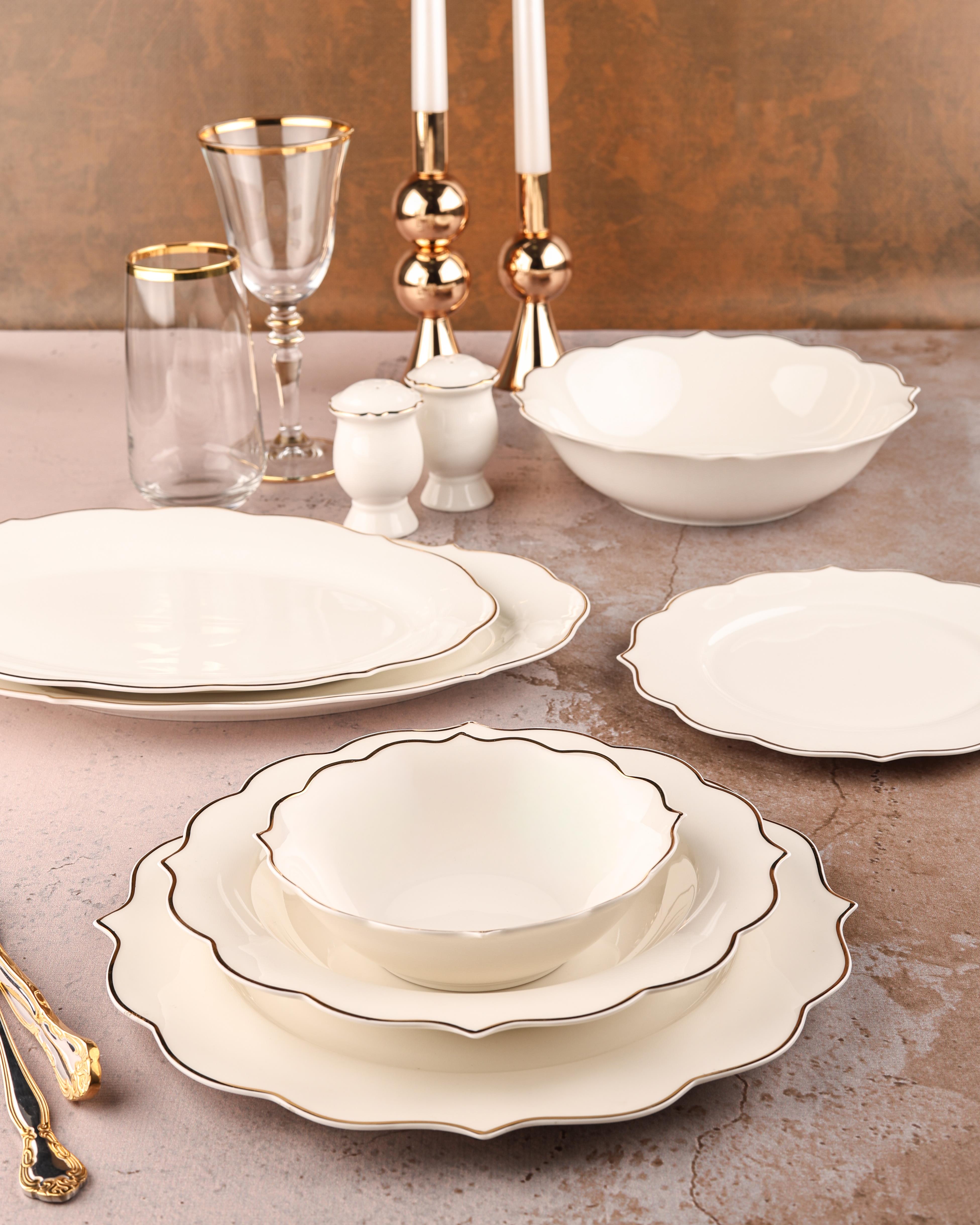 PAÇİ-29 PARÇA FLORA BONE CHINA YEMEK TAKIMI
