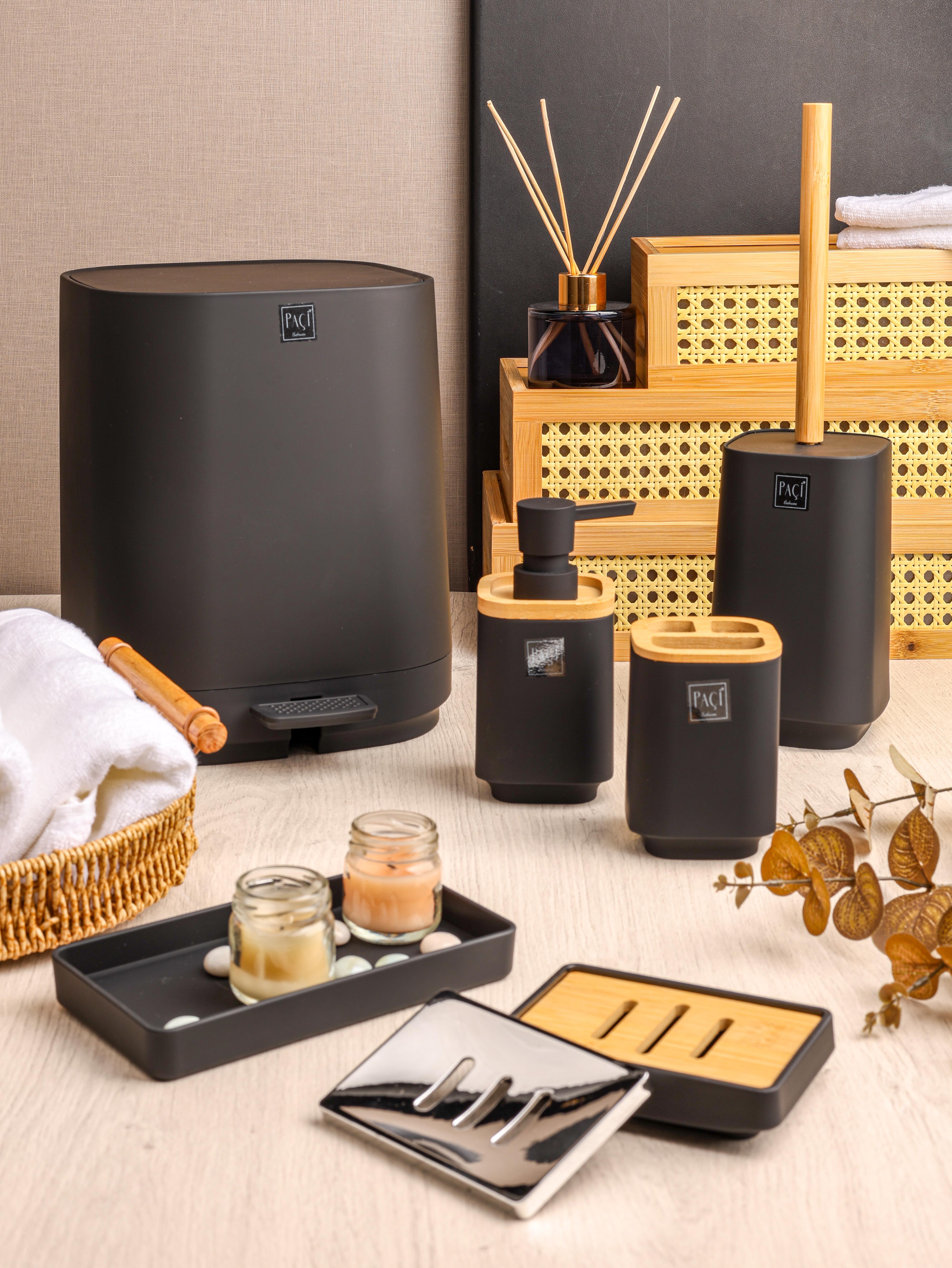 PAÇİ-ANNA SİYAH BANYO SETİ