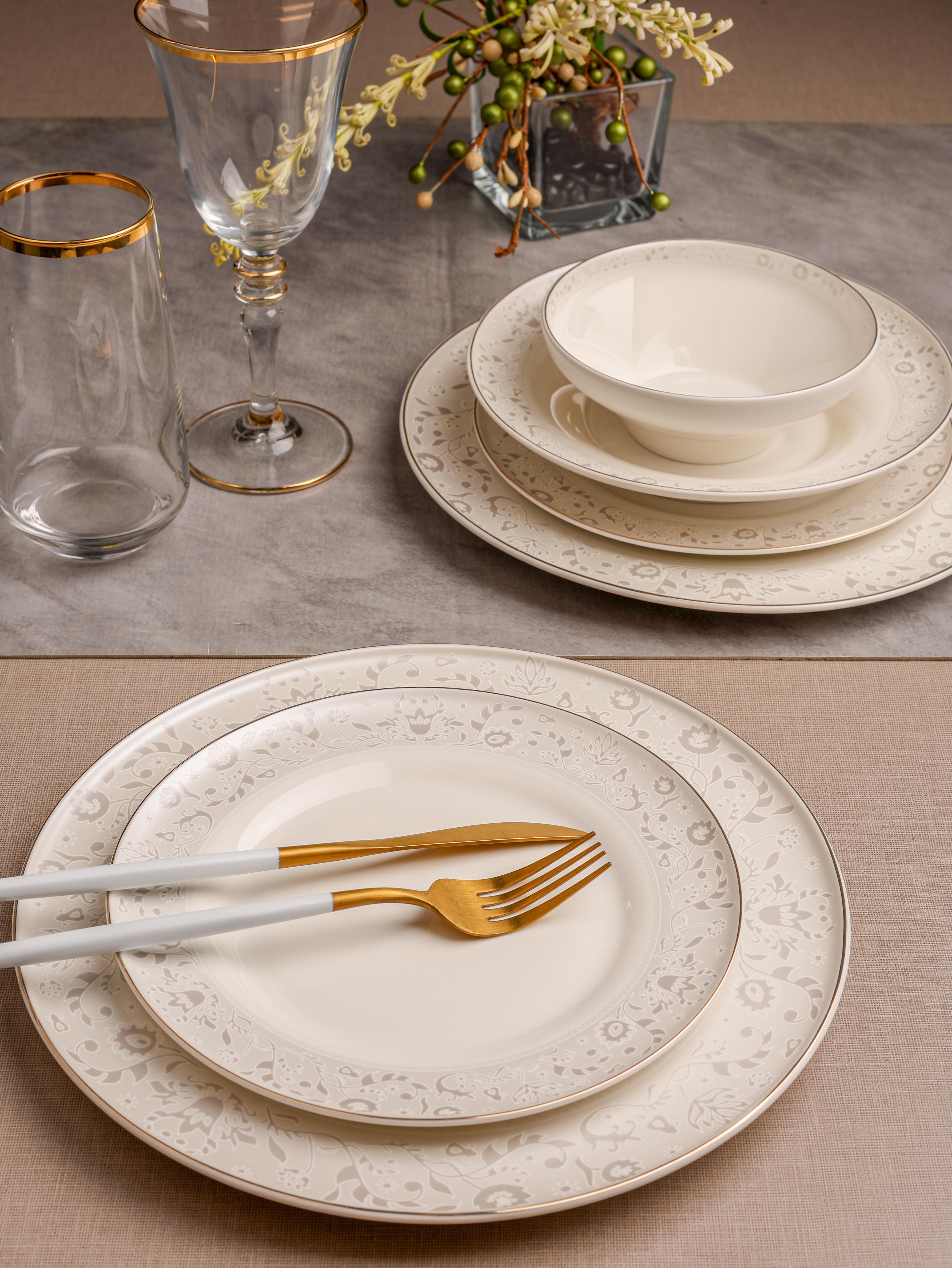 ROYAL CHARME-BONİTA 24 PARÇA BONE CHİNA YEMEK TAKIMI