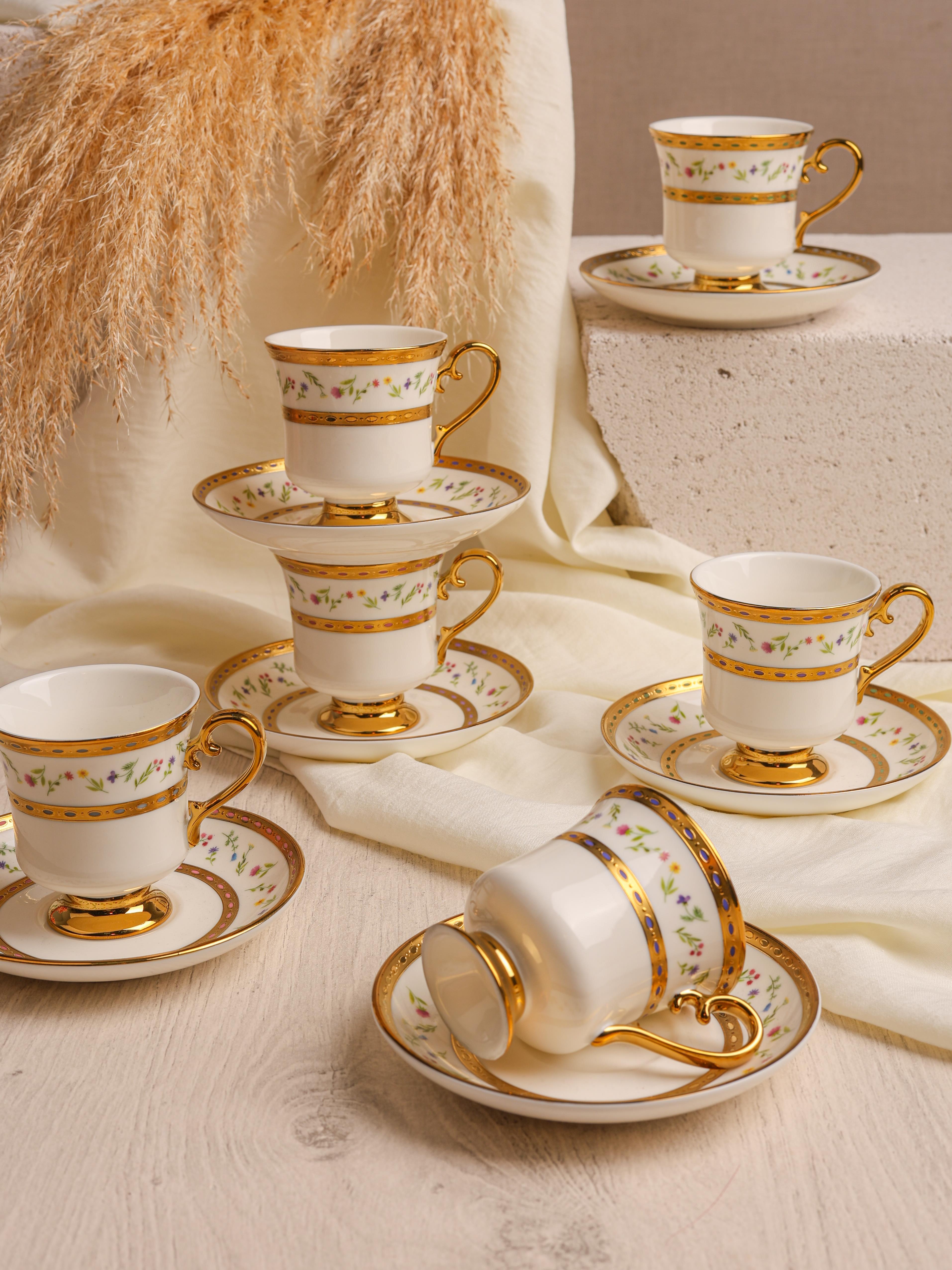 ROYAL CHARME-ESTIVA 6'LI KAHVE FİNCANI