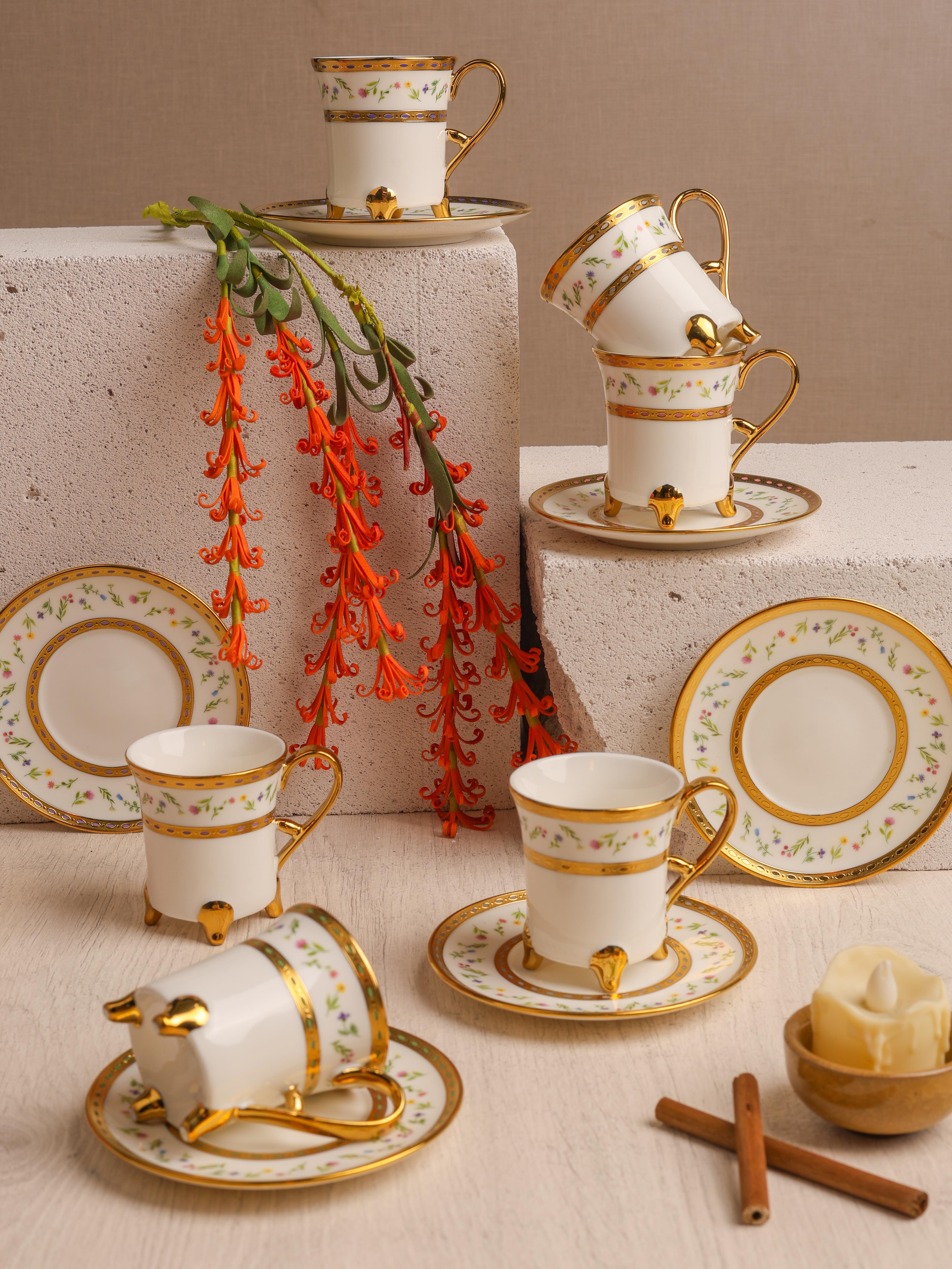 ROYAL CHARME-VERNAL 6'LI KAHVE FİNCANI