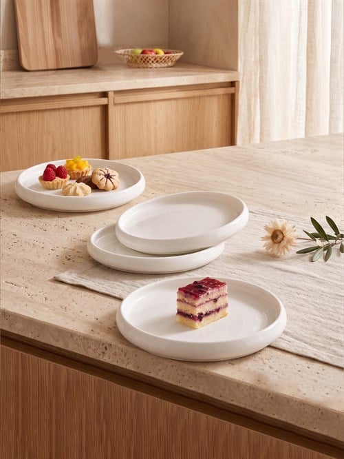PAÇİ-VICTUS 4'LÜ 20 CM PASTA TABAK SETİ
