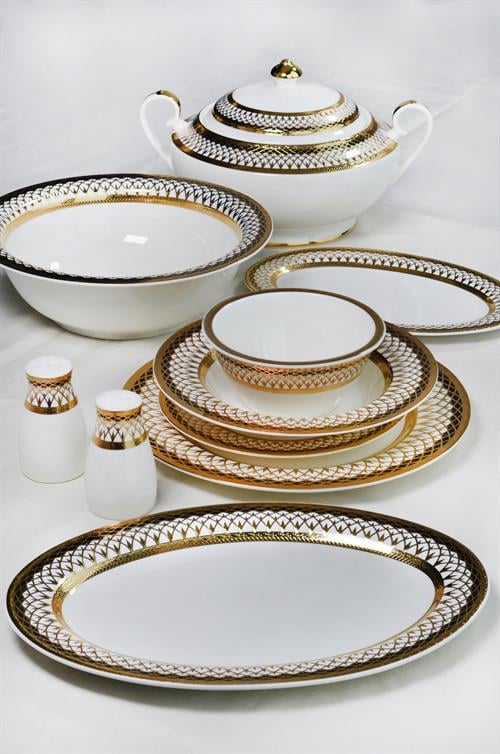 ROYAL CHARME-CHARLOTTE 60 PARÇA 24 K. ALTIN YEMEK TAKIMI