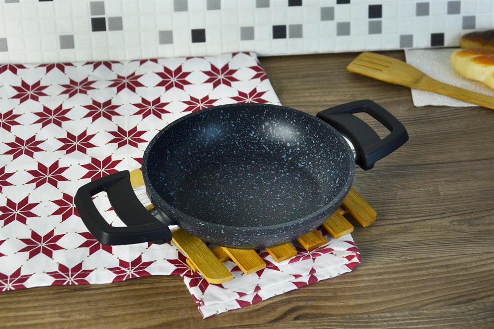 PAÇİ-18 CM MAT SİYAH GRANİT SAHAN