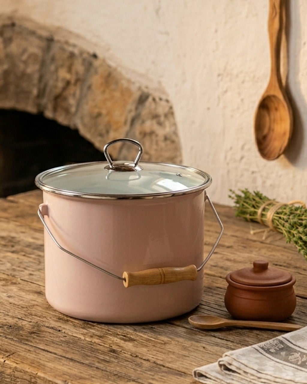 PAÇİ-20 CM PEMBE 5.25 LT BAKRAÇ