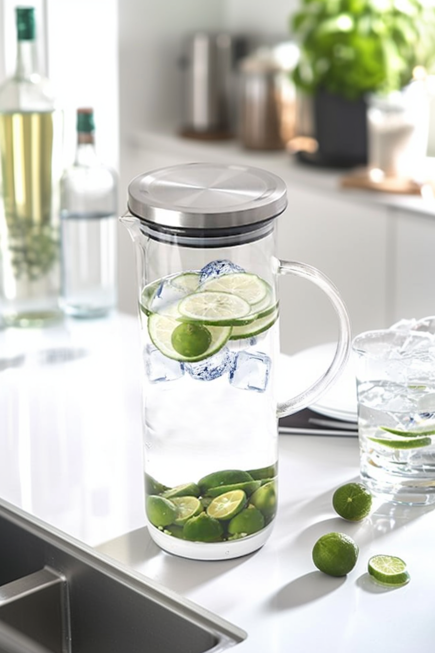 PAÇİ-ALİSA 1500 ML METAL KAPAK CAM SÜRAHİ