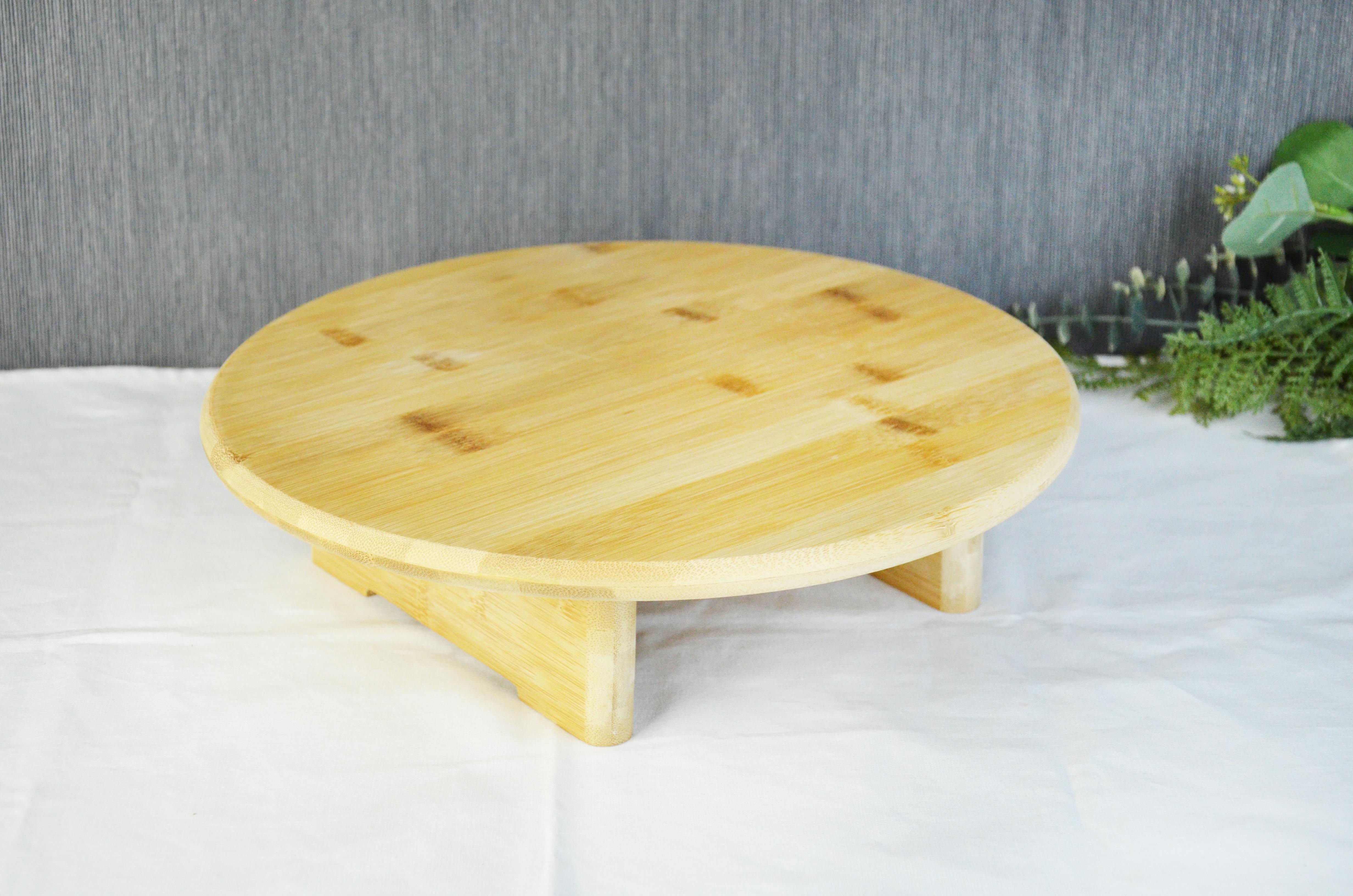 PAÇİ-BAMBU 30 CM AYAKLI YUVARLAK KESİM PANOSU