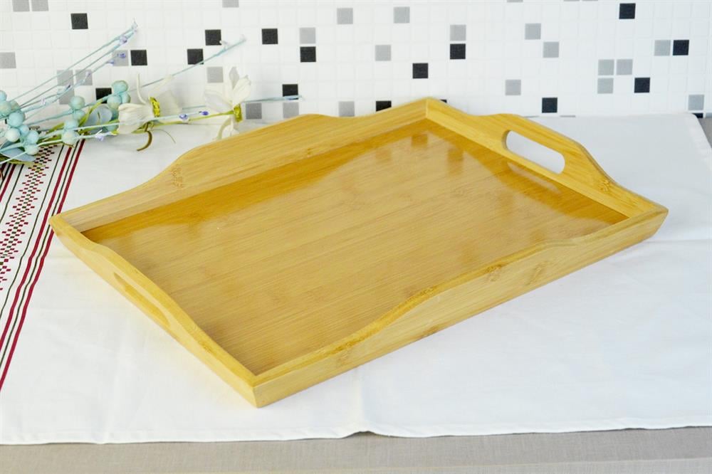 PAÇİ-BAMBU 42.5*32.5*4.5 CM DİKDÖRTGEN TEPSİ