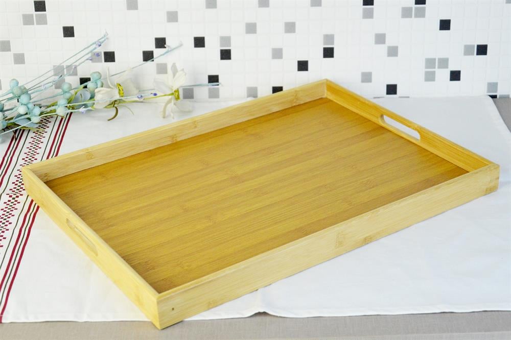 PAÇİ-BAMBU 46*33 CM DİKDÖRTGEN DERİN TEPSİ