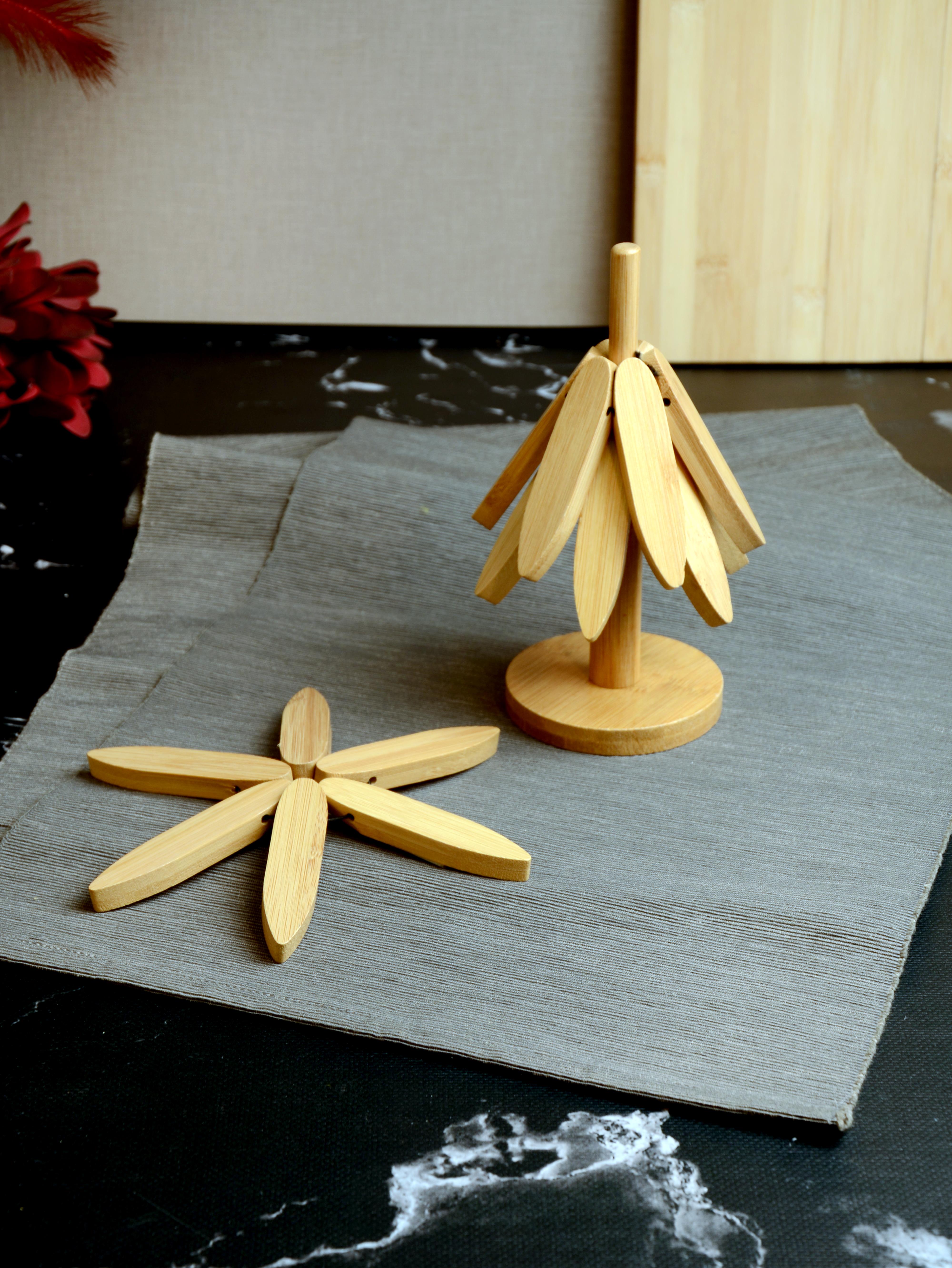 PAÇİ-BAMBU BARDAK TABAK ALTI