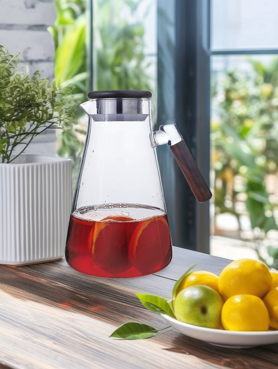 PAÇİ-BASE 1800 ML AKASYA KAPAKLI CAM SÜRAHİ