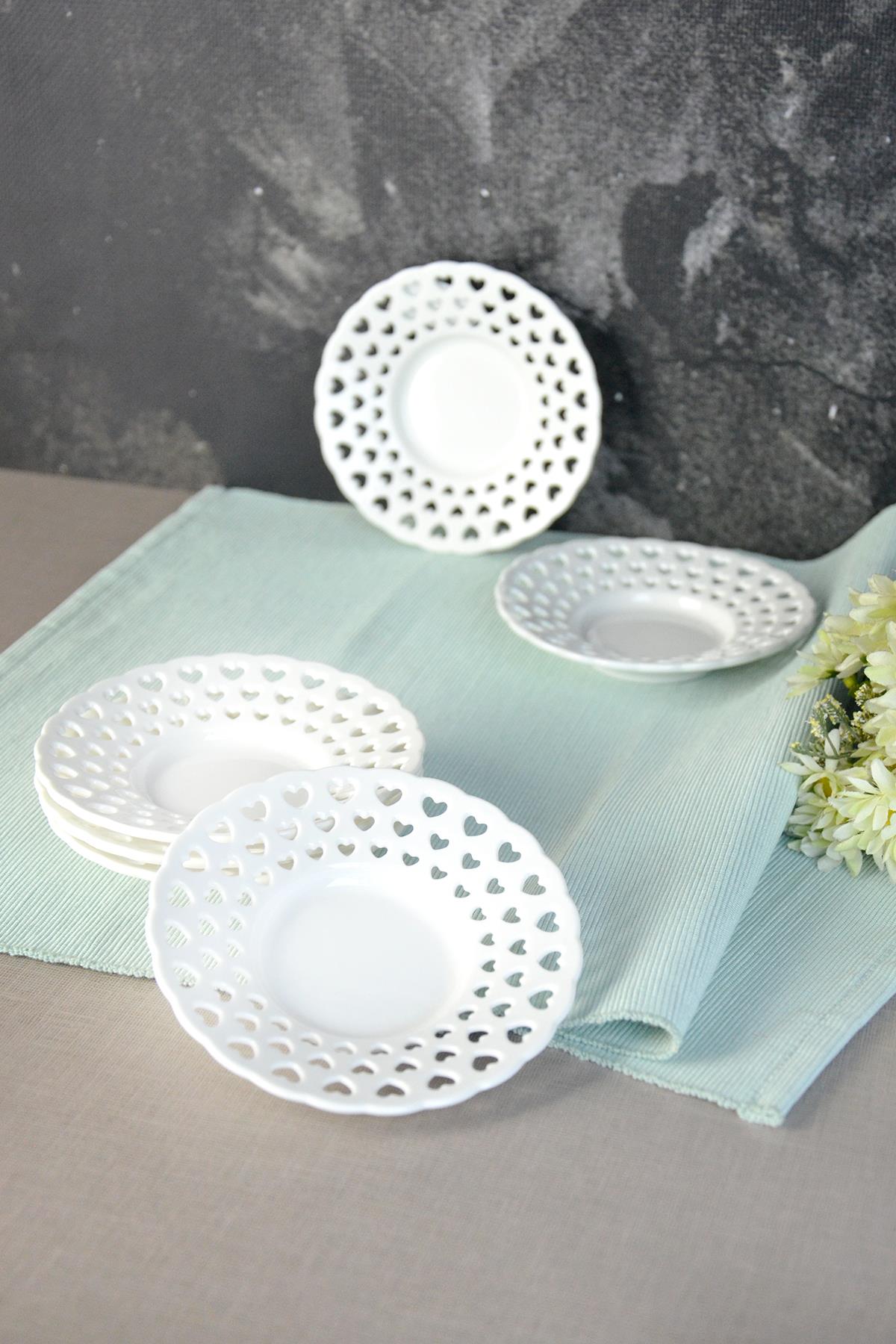 PAÇİ-DANTEL MOTİFLİ 72'Lİ ÇAY TABAĞI