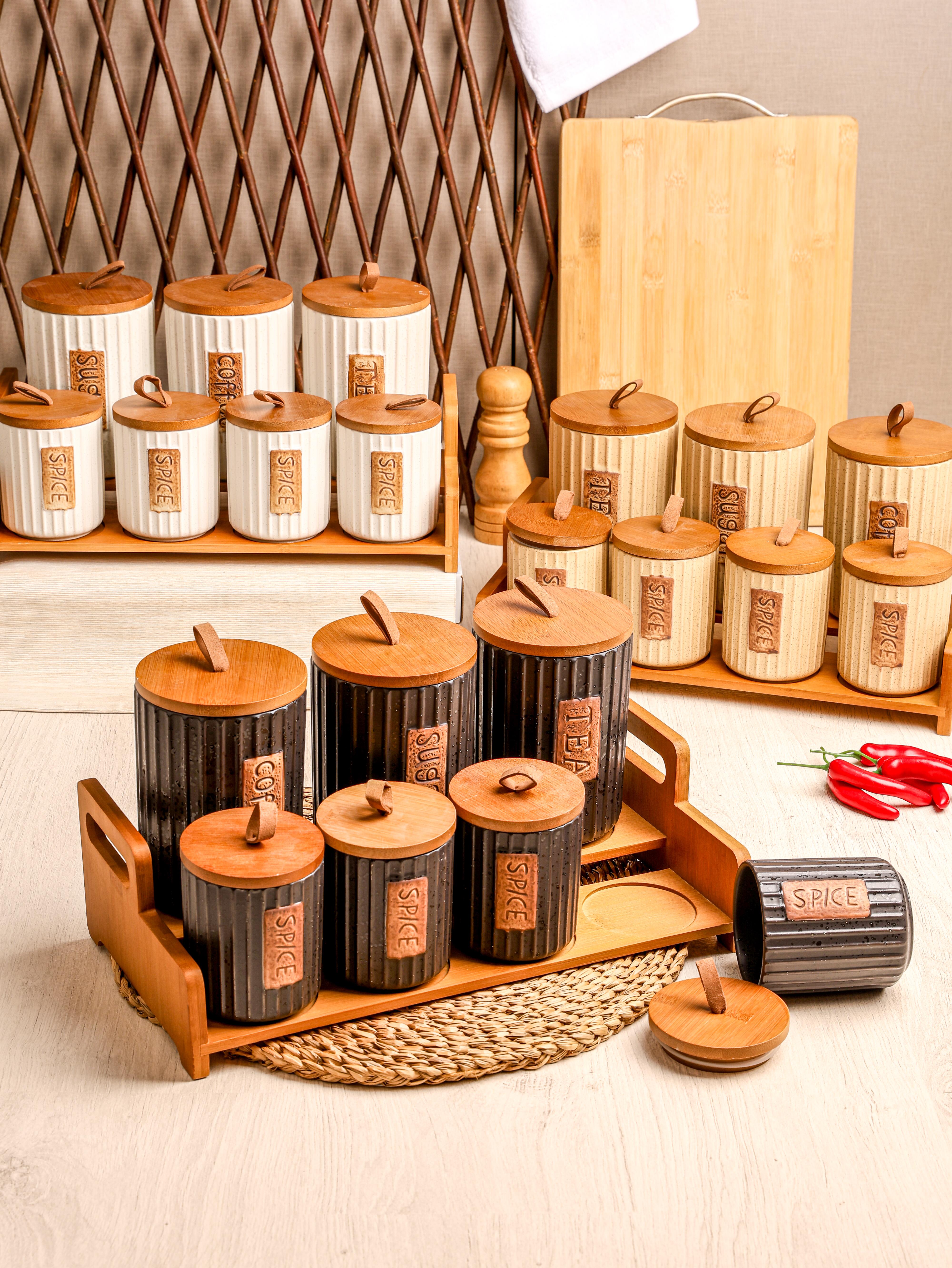 PAÇİ-LAURA 7 PARÇA STANDLI BAHARATLIK SETİ