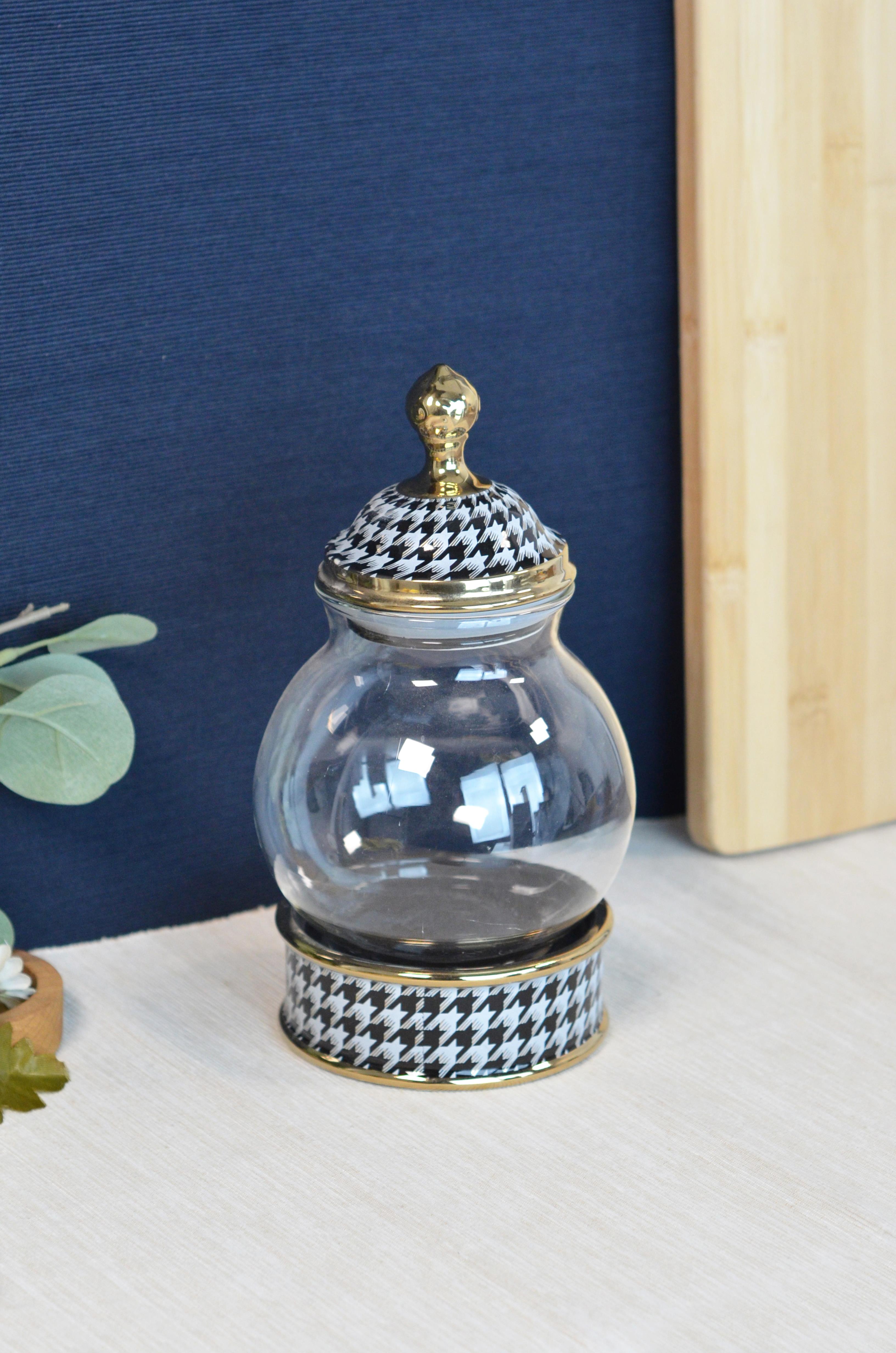 PAÇİ-LEO PORSELEN & CAM TEPELİ KAZAYAĞI BÜYÜK KAVANOZ