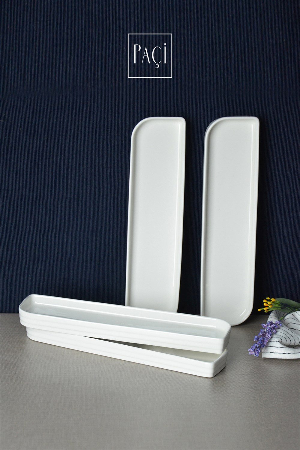 PAÇİ-LİLİAN BEYAZ 4LÜ 25CM ZEYTİNLİK