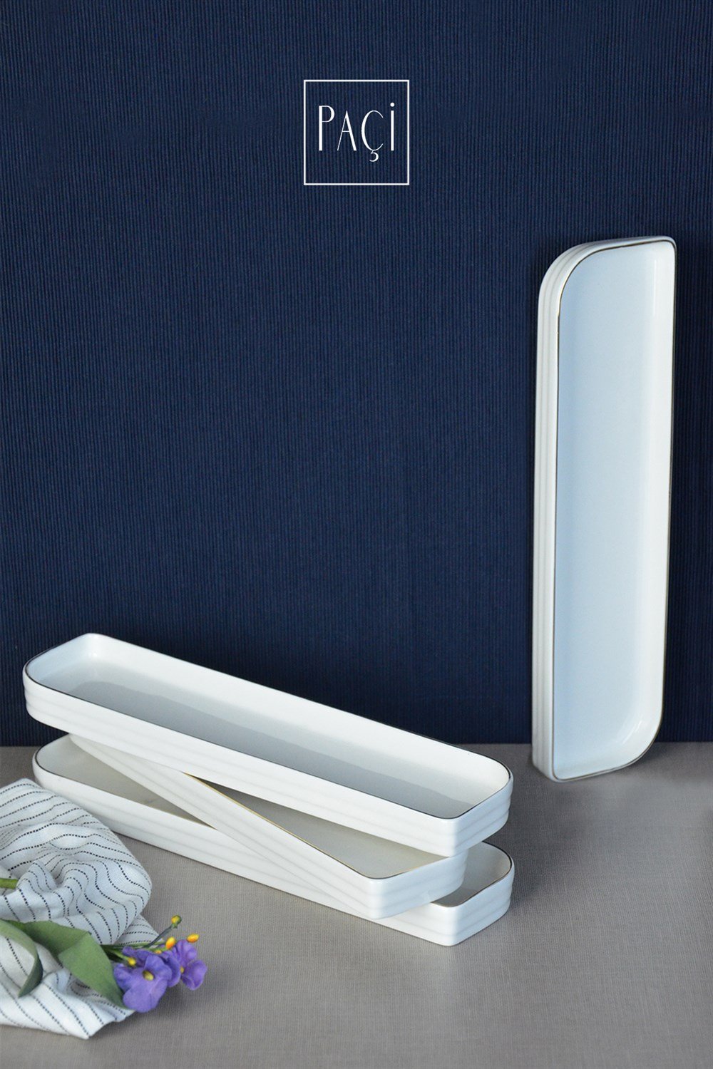 PAÇİ-LİLİAN YALDIZLI 4'LÜ 25 CM ZEYTİNLİK