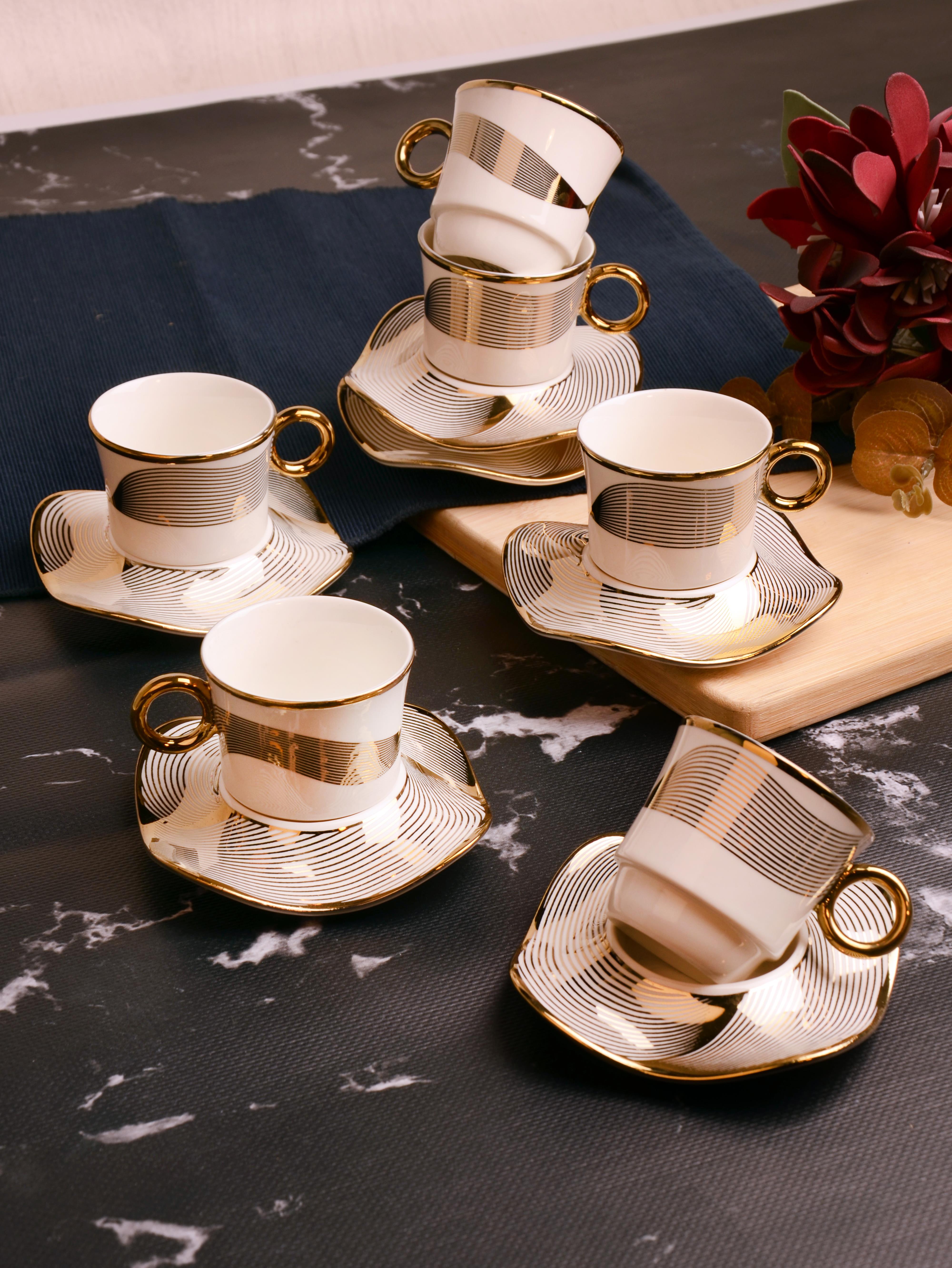 PAÇİ-LILY SEMAZEN YALDIZLI KAHVE FİNCANI