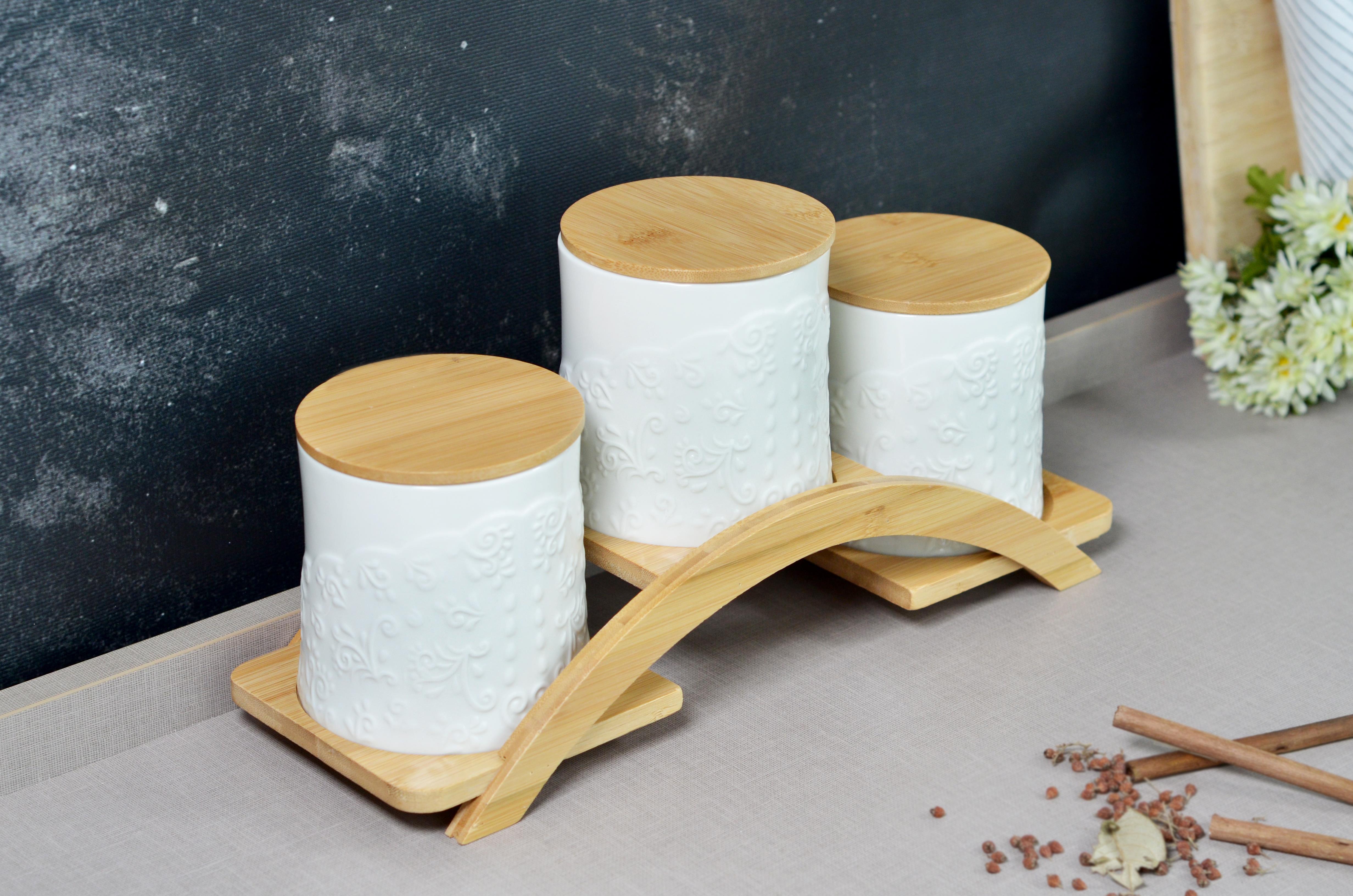 PAÇİ-LİNDA 3'LÜ STANDLI BAHARATLIK SETİ