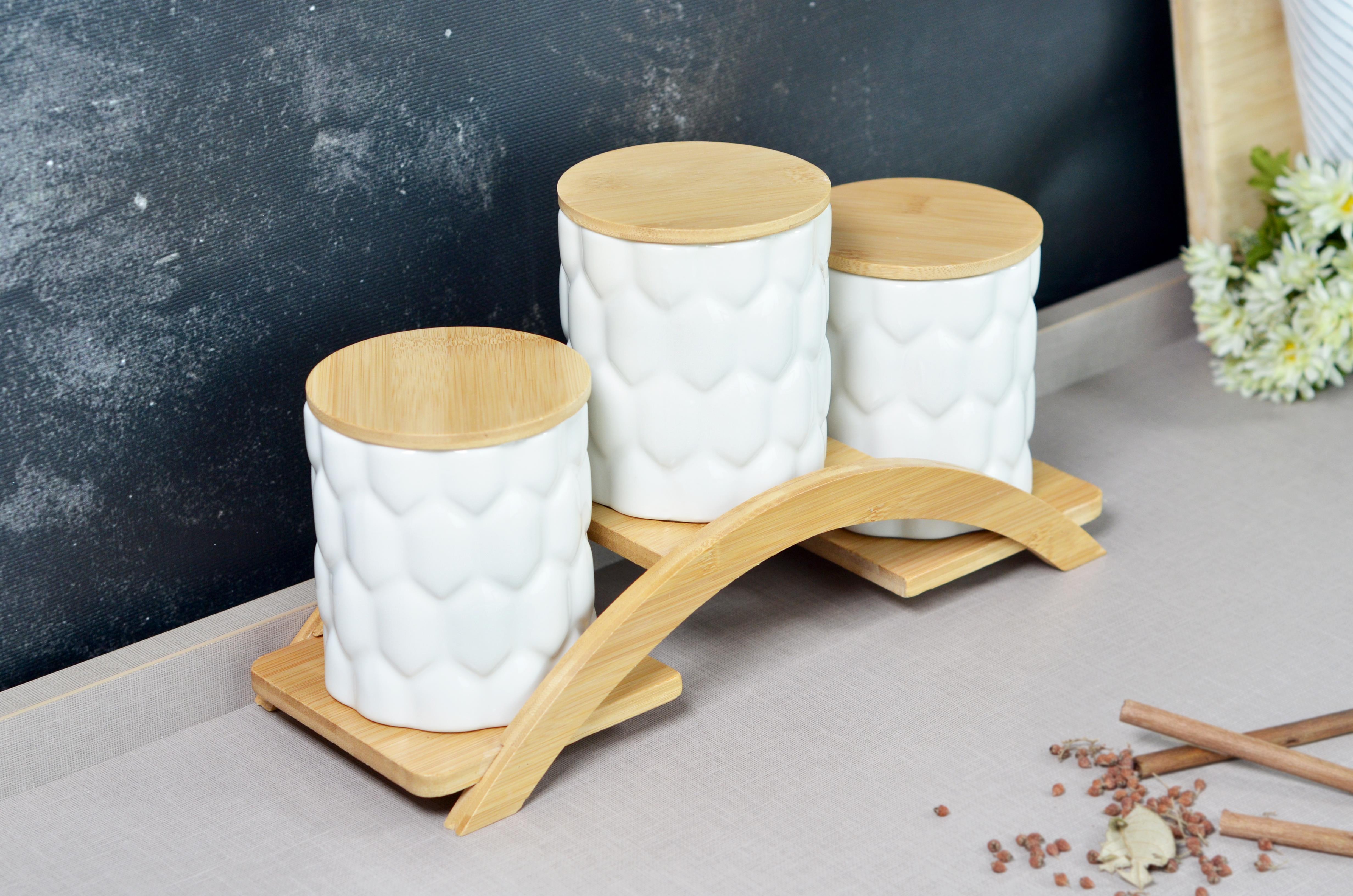 PAÇİ-LİNDA 3'LÜ STANDLI BAHARATLIK SETİ