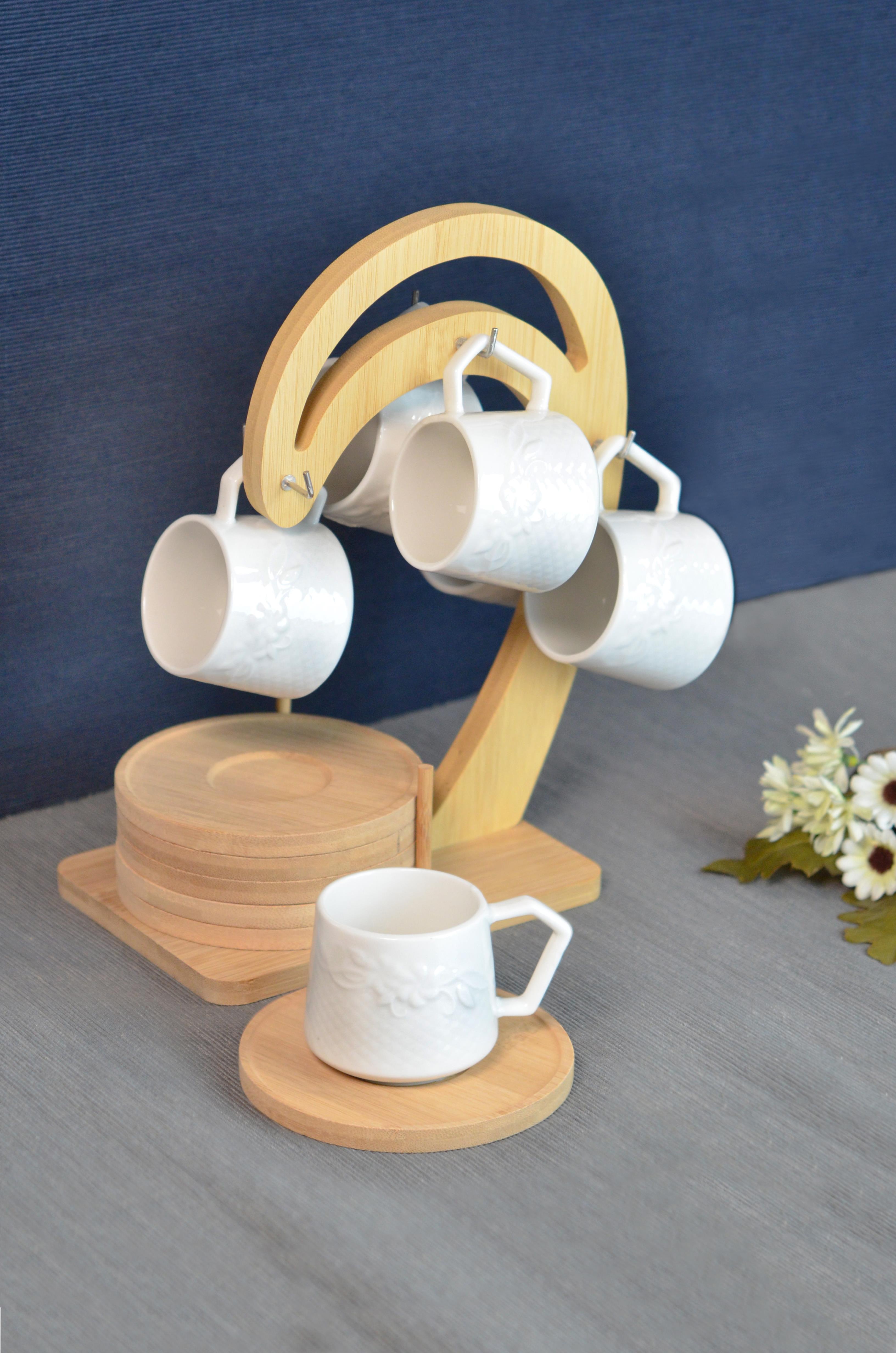 PAÇİ-LİNDA BAMBULU PORSELEN ASKILI KAHVE FİNCANI