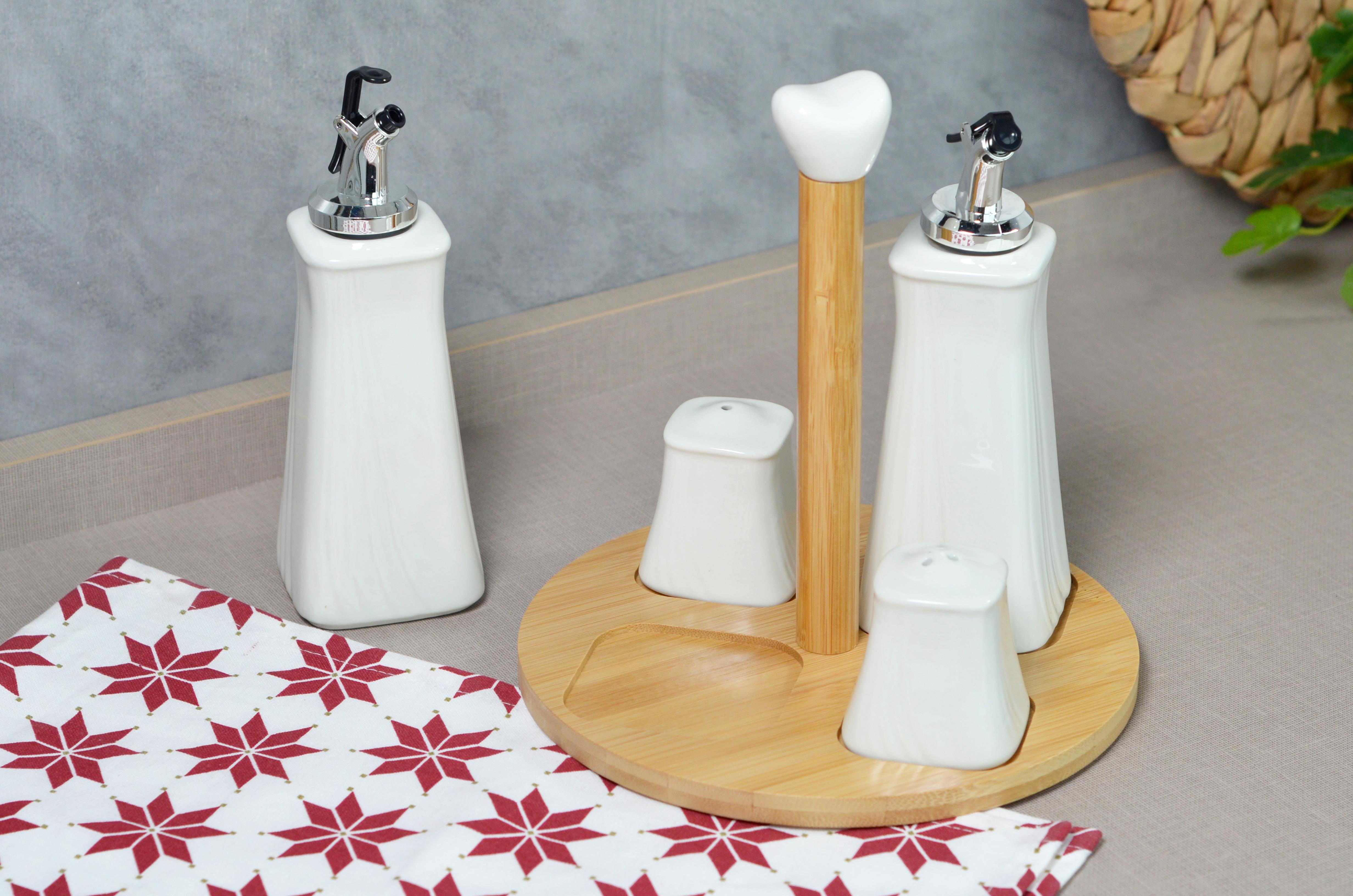 PAÇİ-LUCY 4'LÜ STANDLI YAĞLIK SİRKELİK SETİ