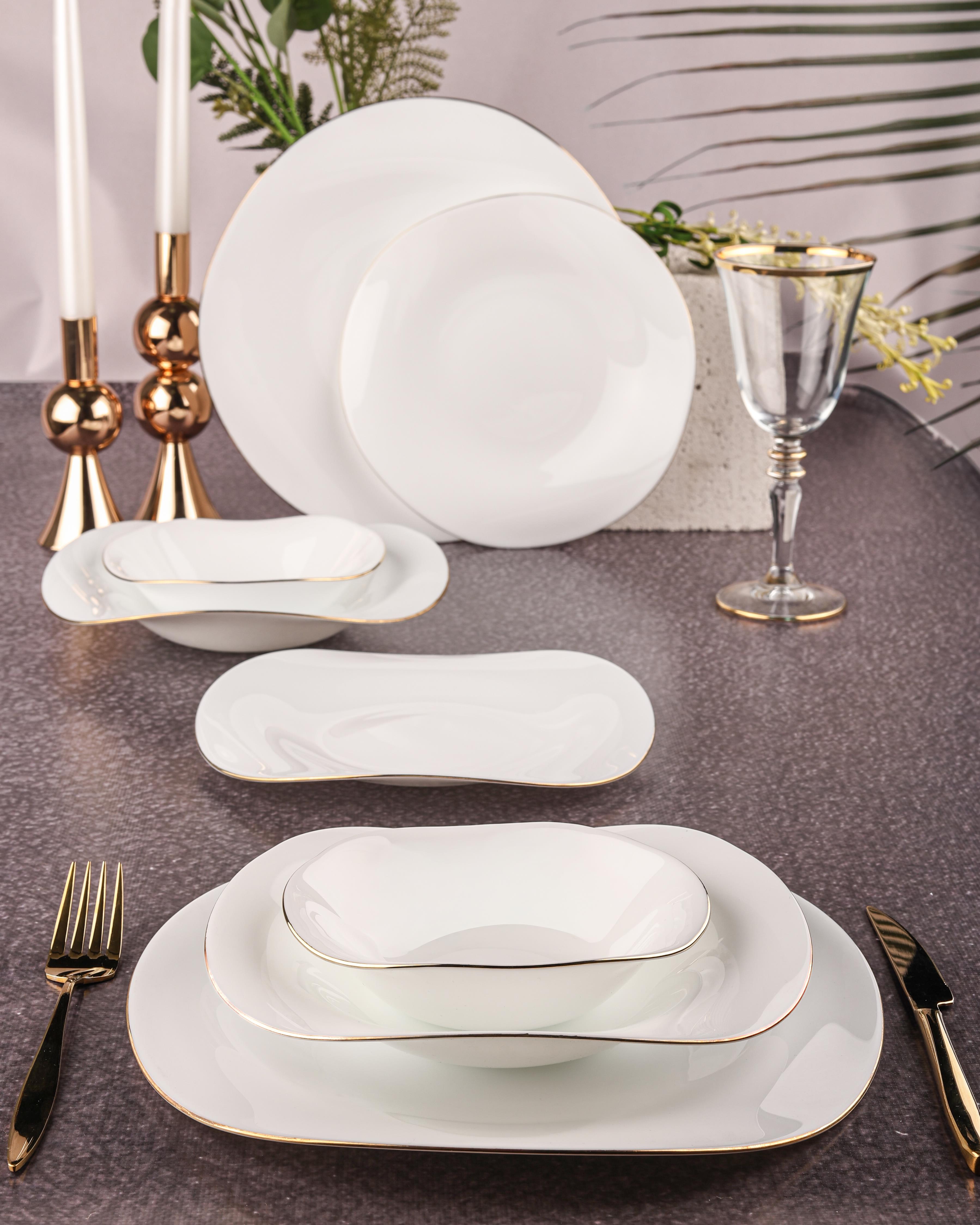 PAÇİ-LUMIERE GOLD OPAL 24 PARÇA YEMEK TAKIMI