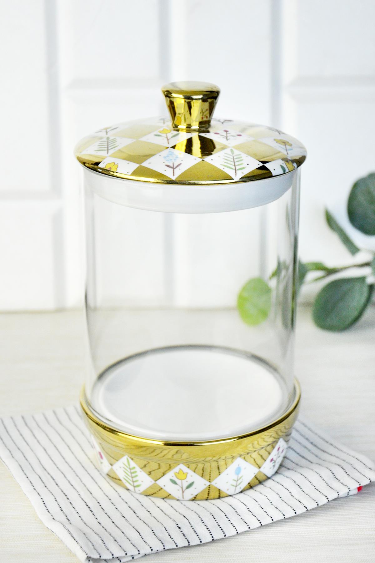 PAÇİ-POR&CAM YLDZ.DAMA BÜYÜK BOY KAVANOZ