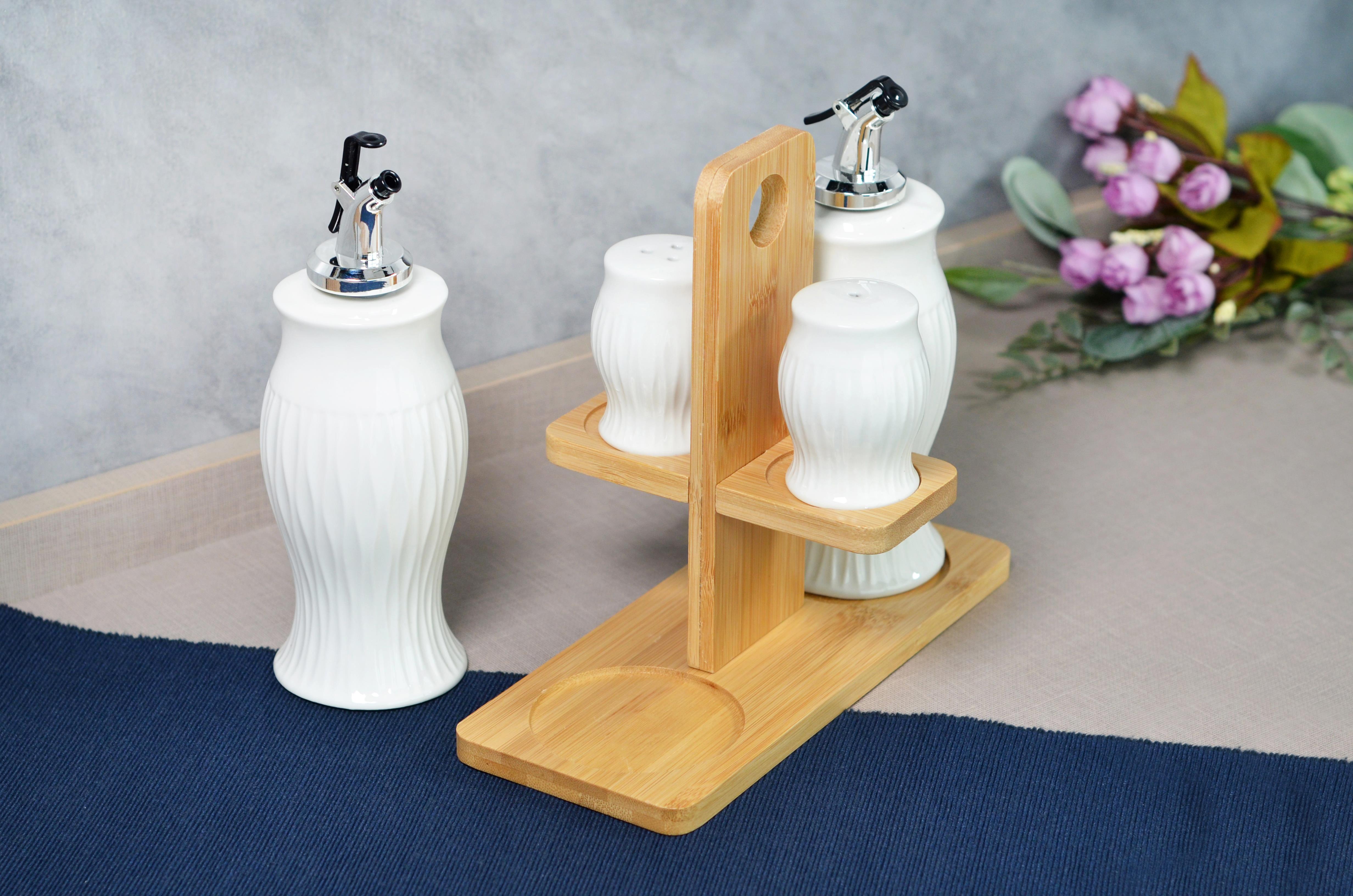 PAÇİ-STELLA 4'LÜ STANDLI YAĞLIK SİRKELİK SETİ