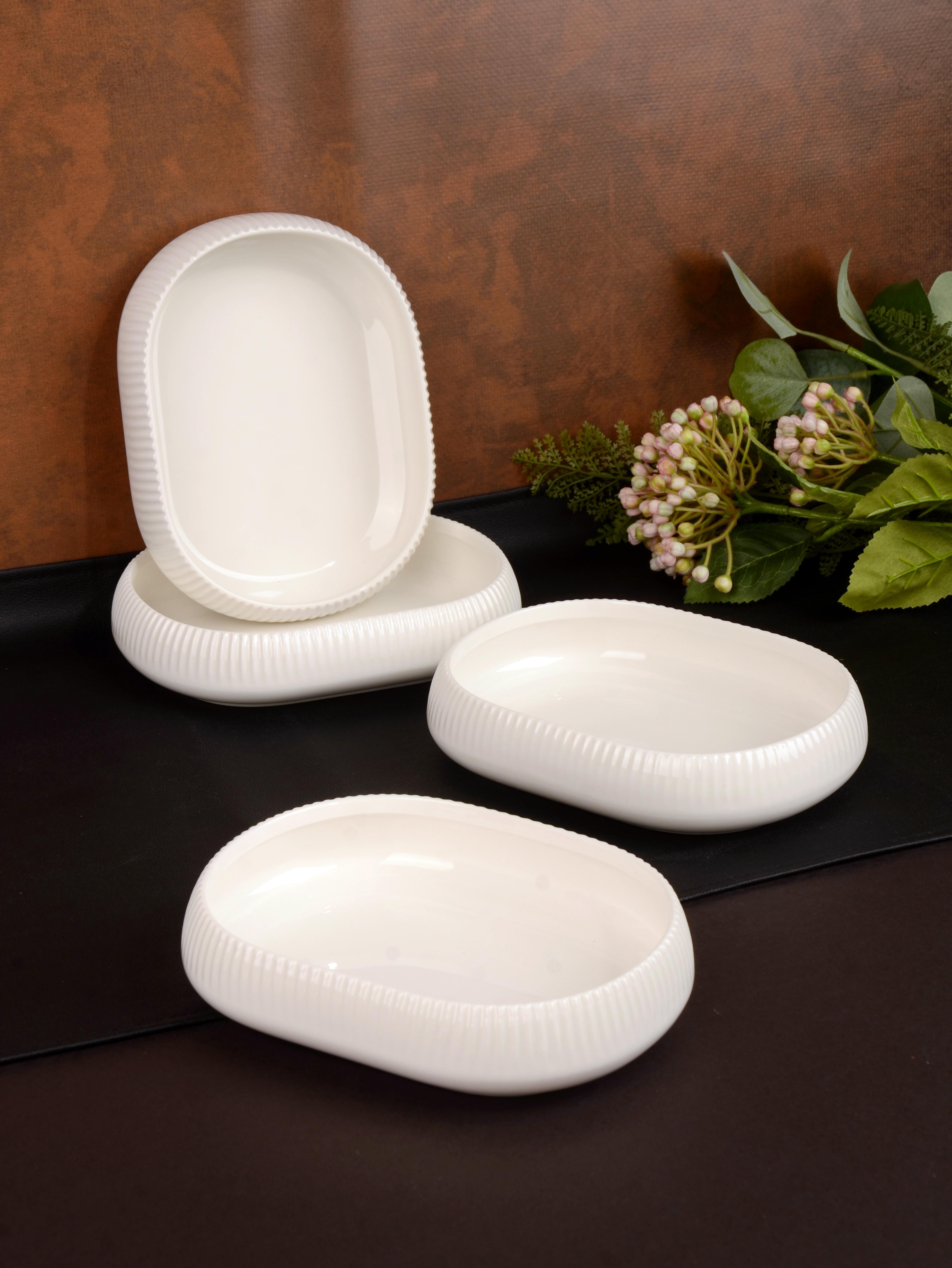 PAÇİ-VELİSTRA 4'LÜ 18 CM DERİN KAYIK TABAK SETİ