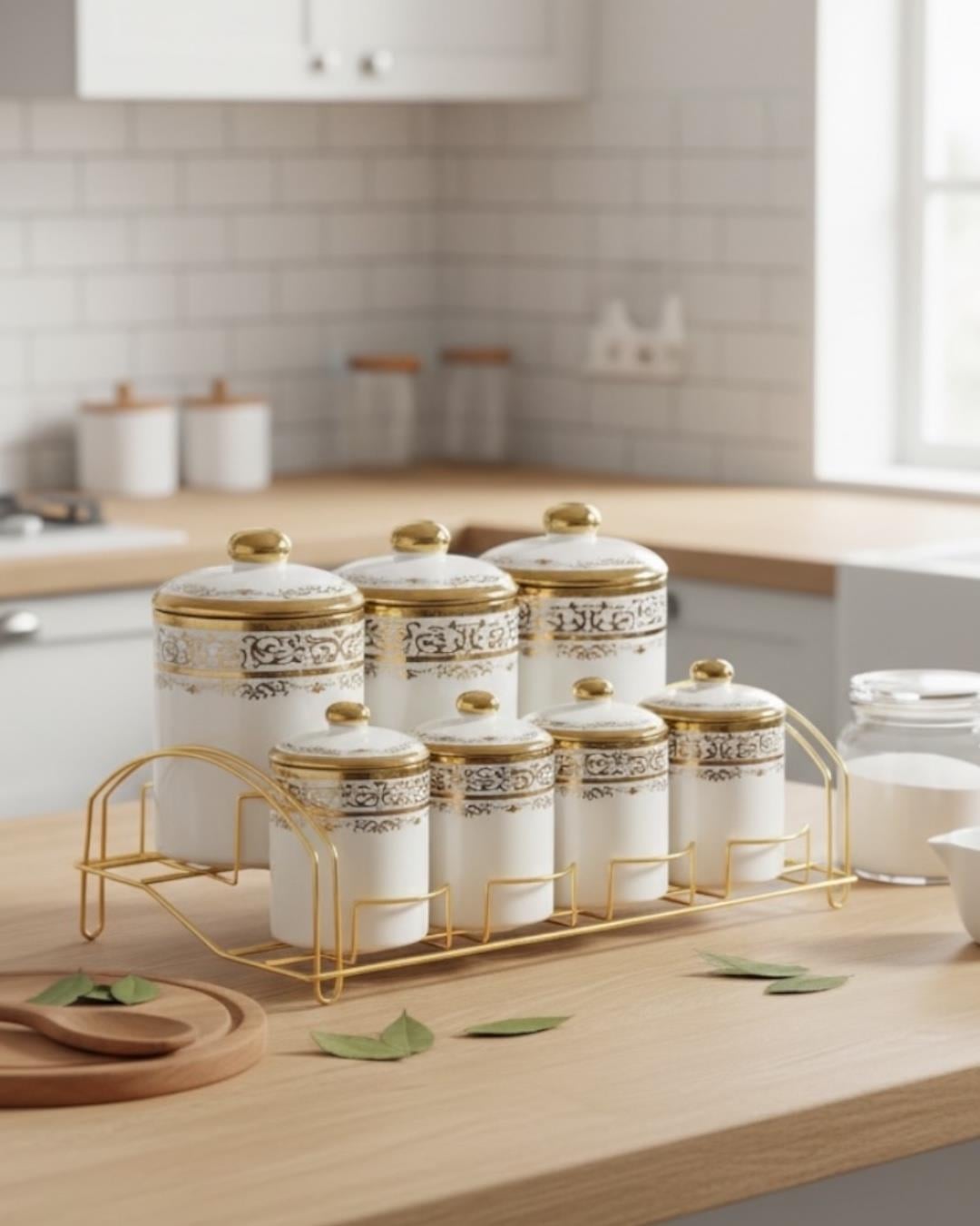 PAÇİ-VICTORIA 7'Lİ PORSELEN BAHARATLIK SETİ