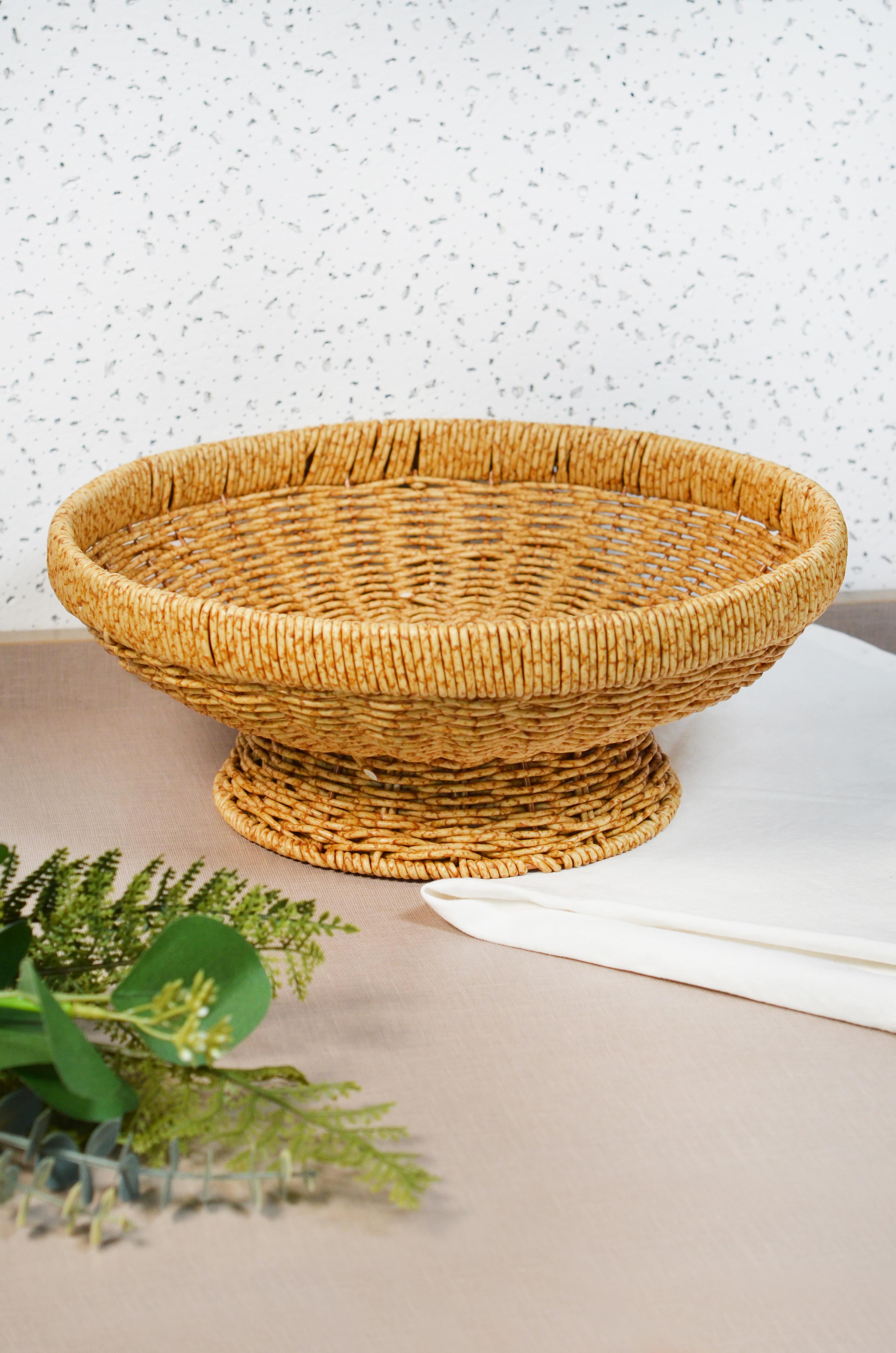 PAÇİ-YUVARLAK 28 CM AYAKLI MEYVELİK