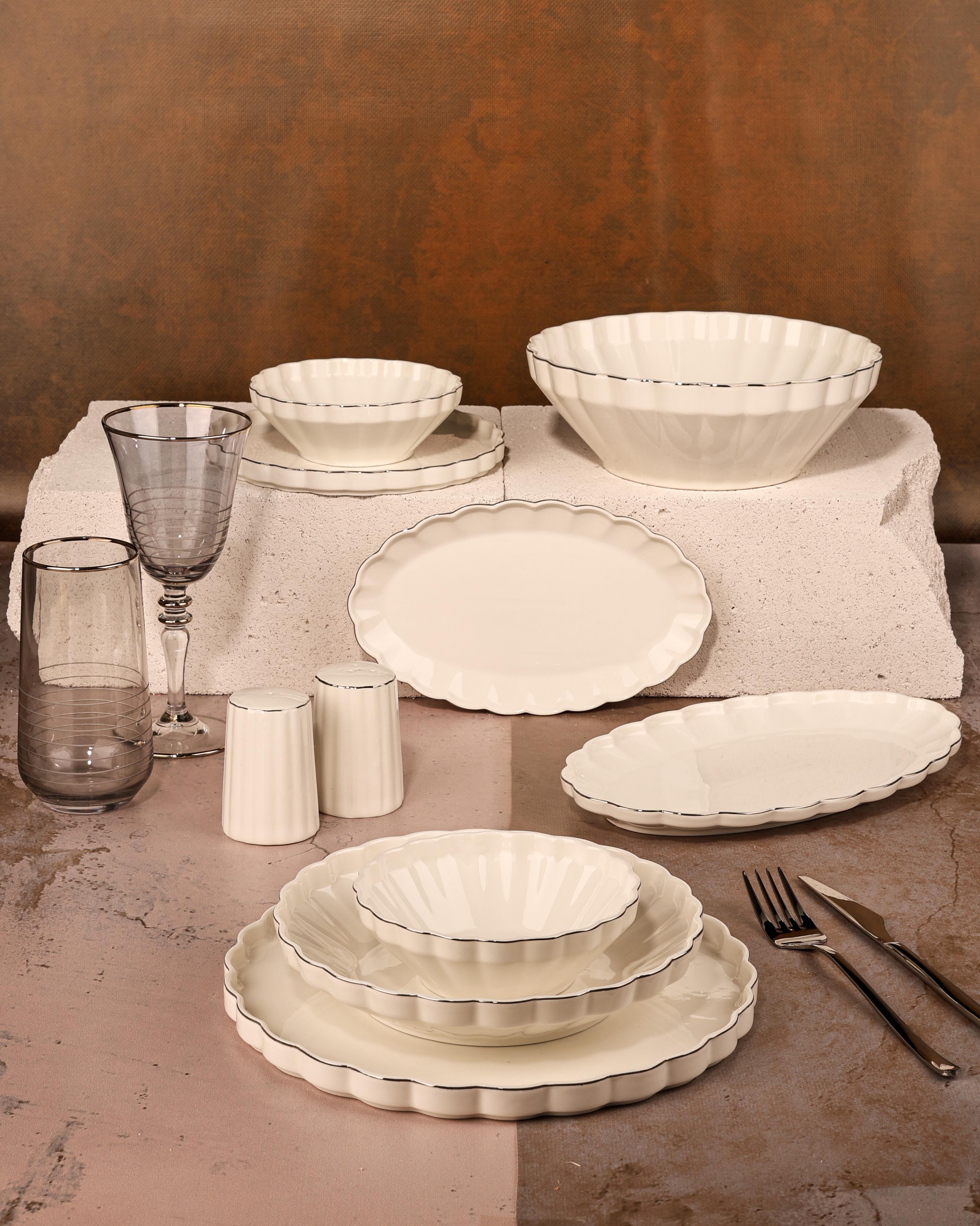 ROYAL CHARME-29 PARÇA SİLVER YEMEK TAKIMI