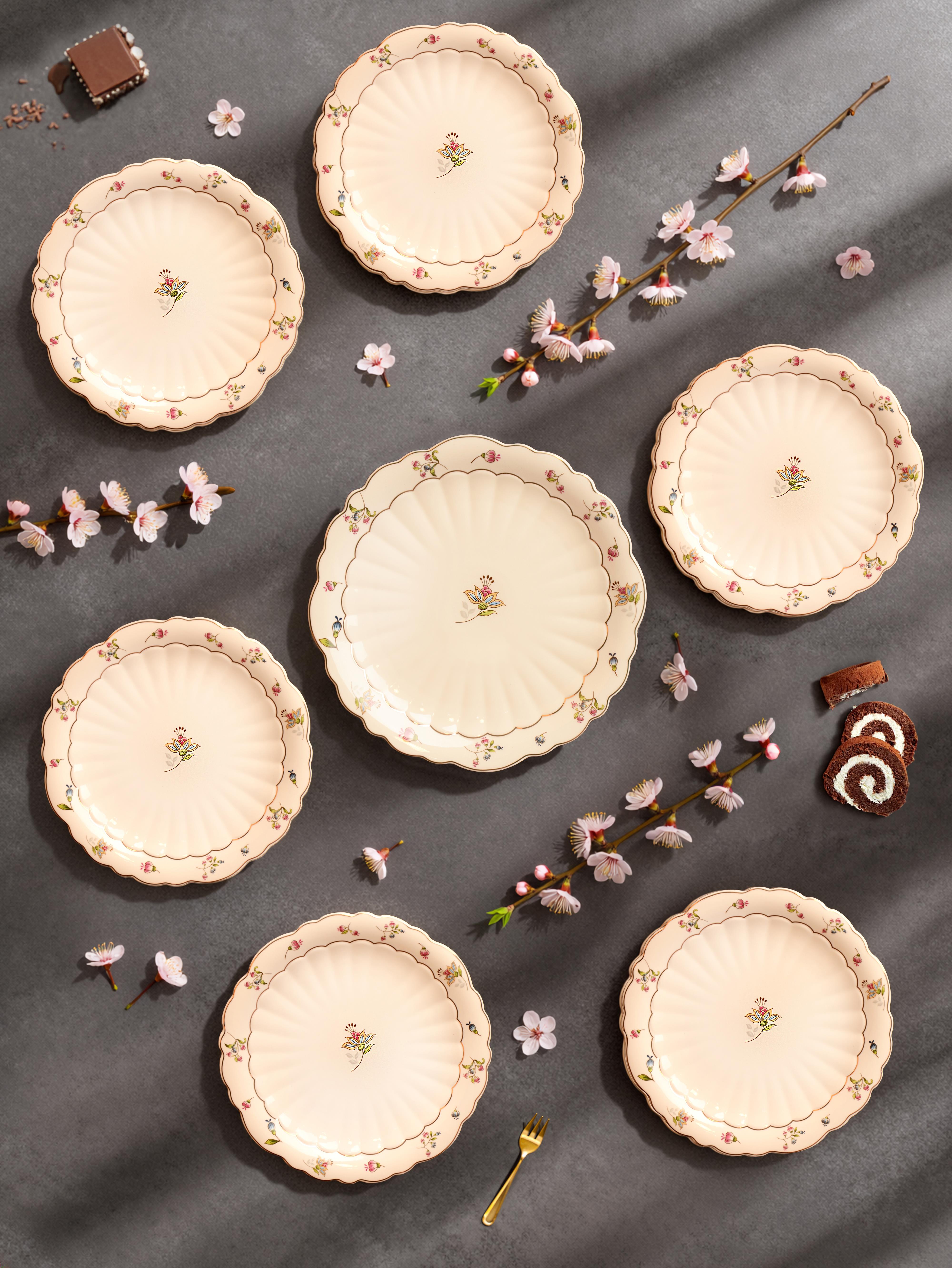 ROYAL CHARME-BLOSSOM 7'Lİ PASTA SERVİS