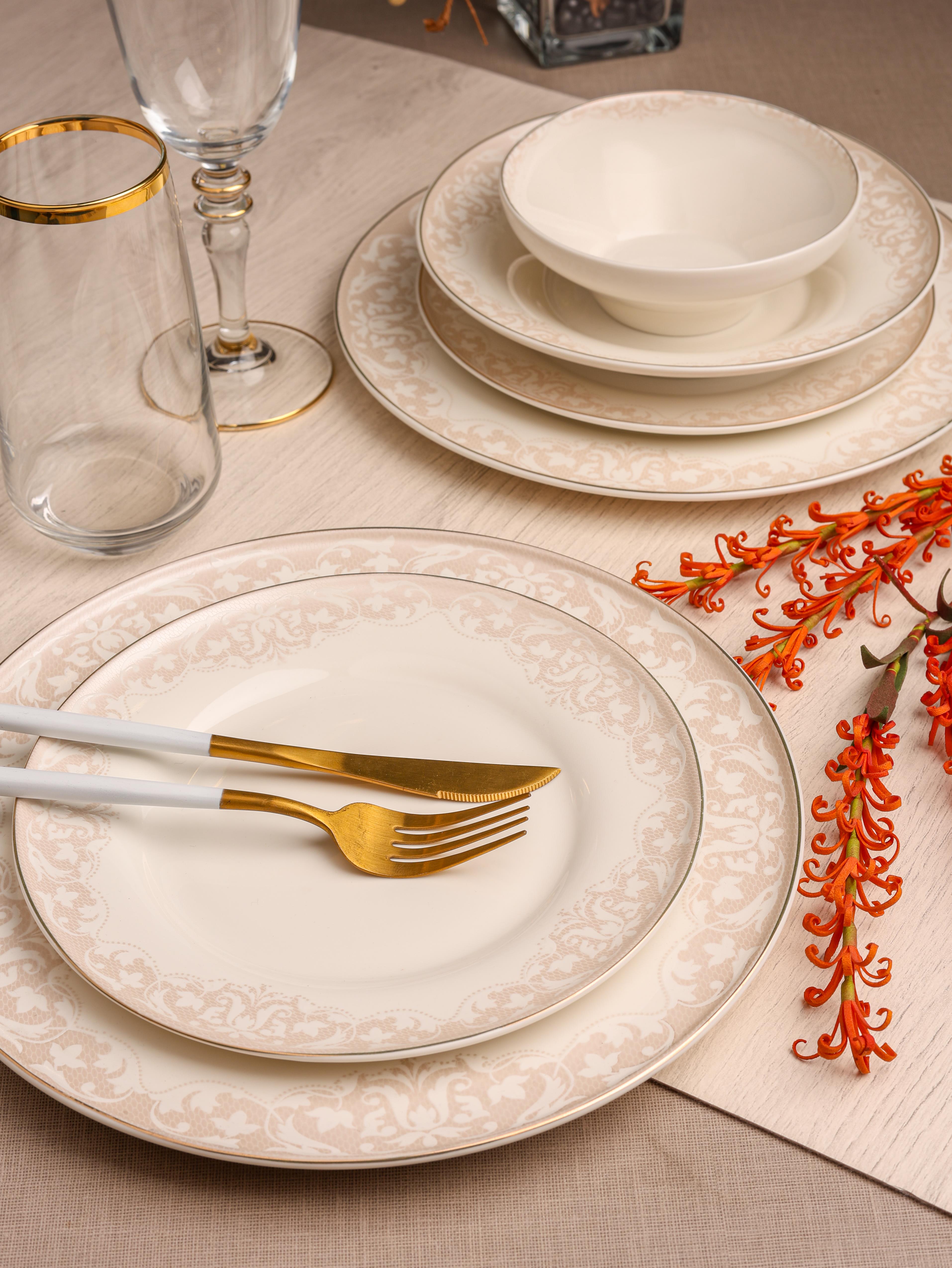 ROYAL CHARME-BONİTA 24 PARÇA BONE CHİNA YEMEK TAKIMI