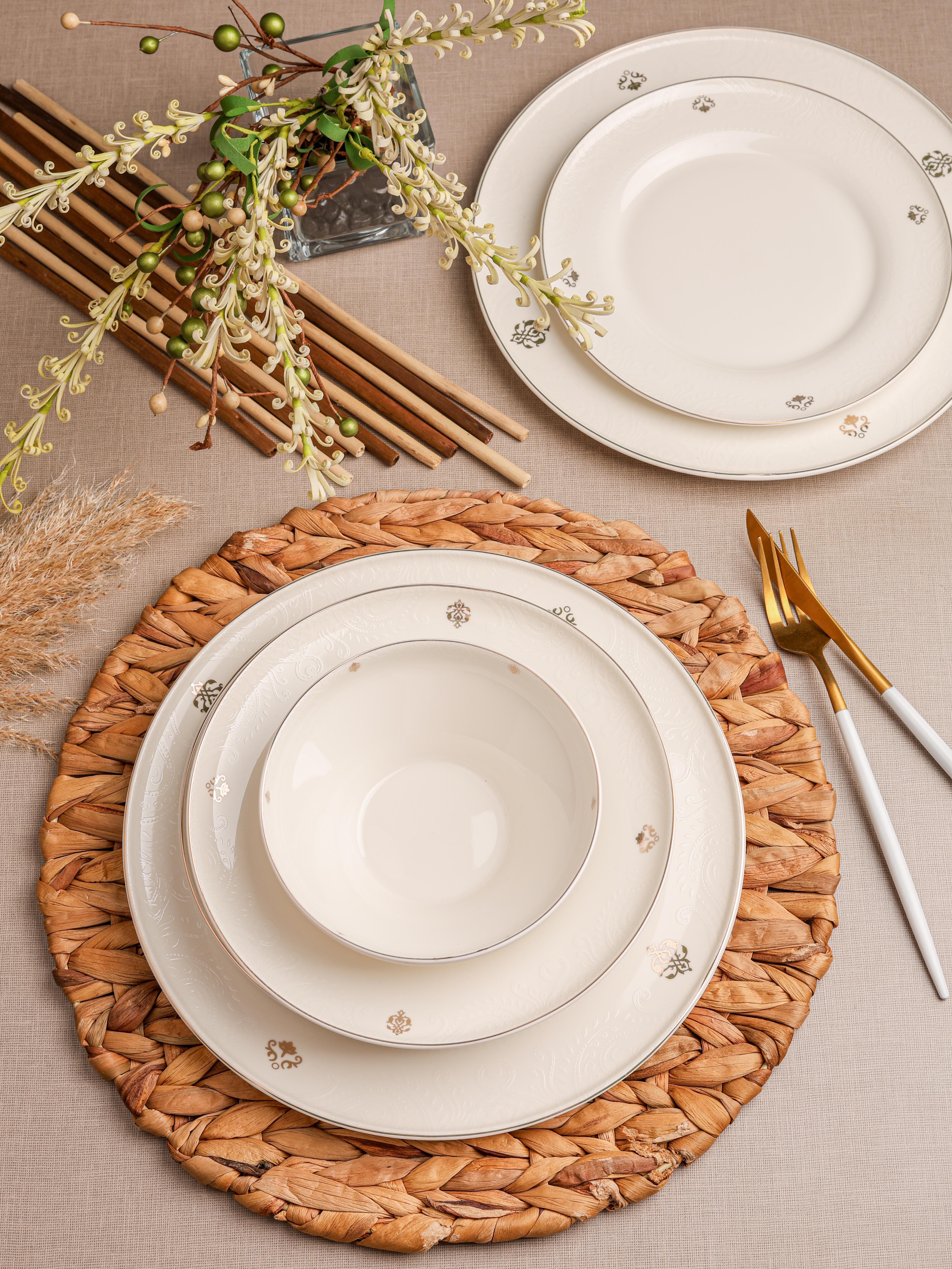 ROYAL CHARME-BONİTA 24 PARÇA BONE CHİNA YEMEK TAKIMI